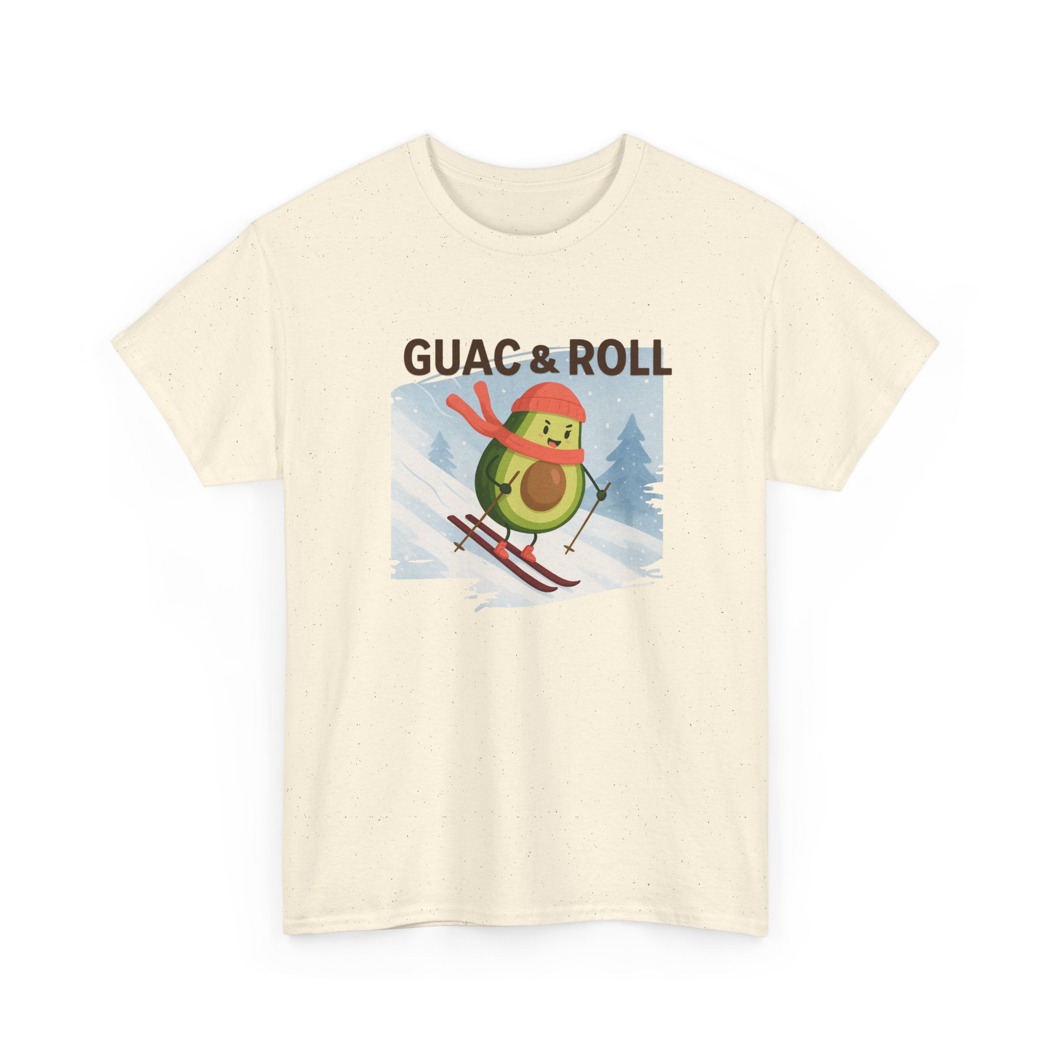 Guac & Roll Avocado Skiing Tee