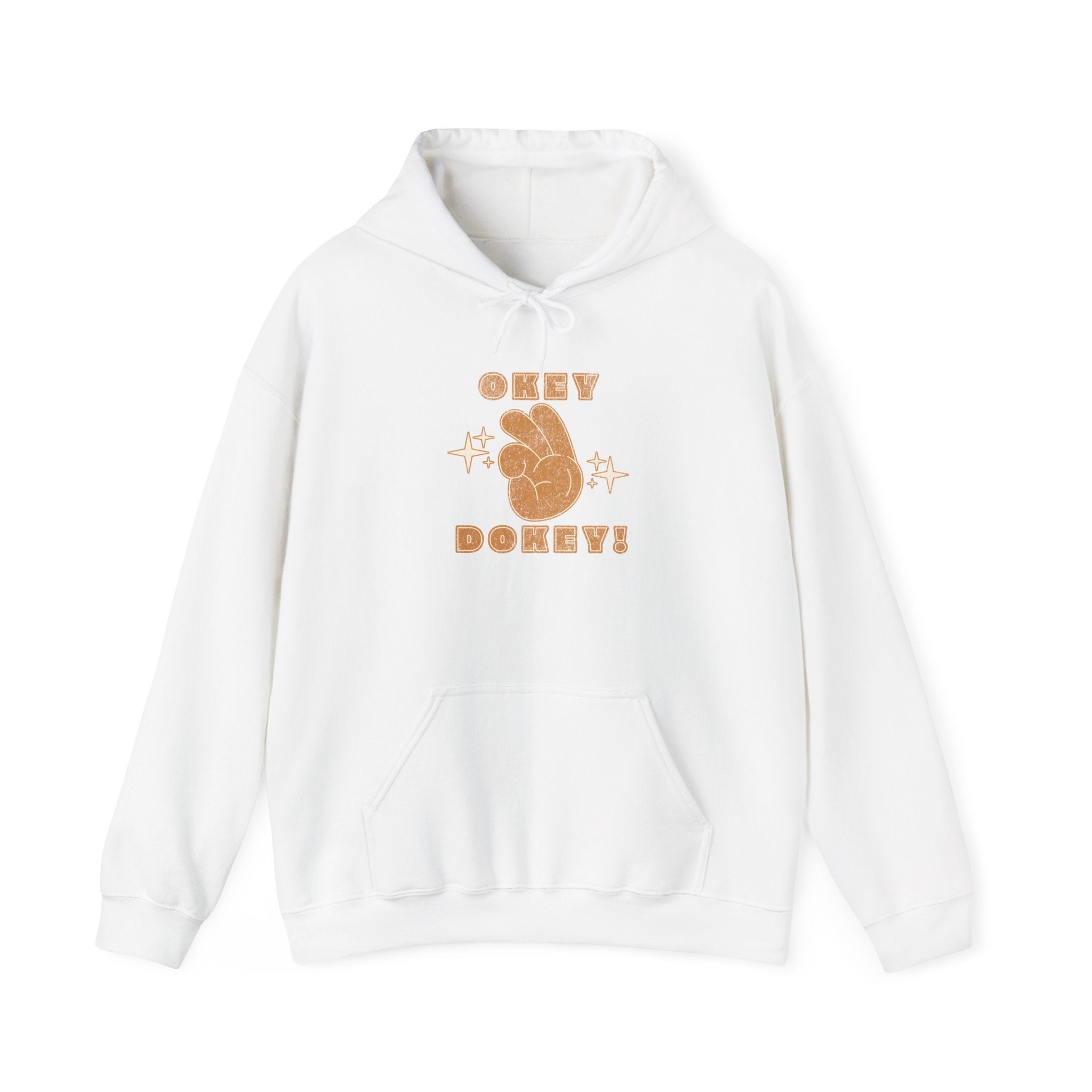 Okey Dokey Retro Peace Sign Hoodie