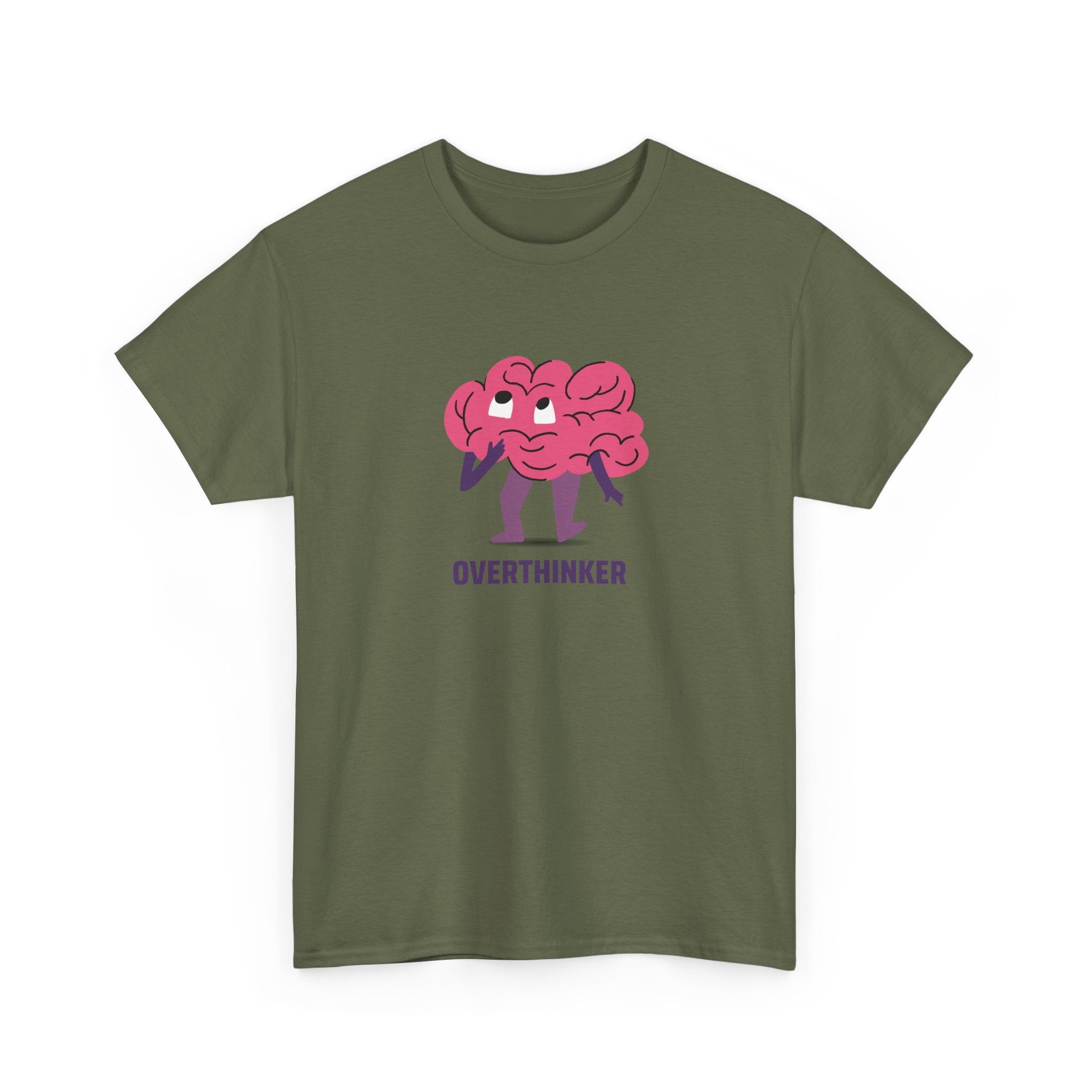 Overthinker Brain Cartoon Tee
