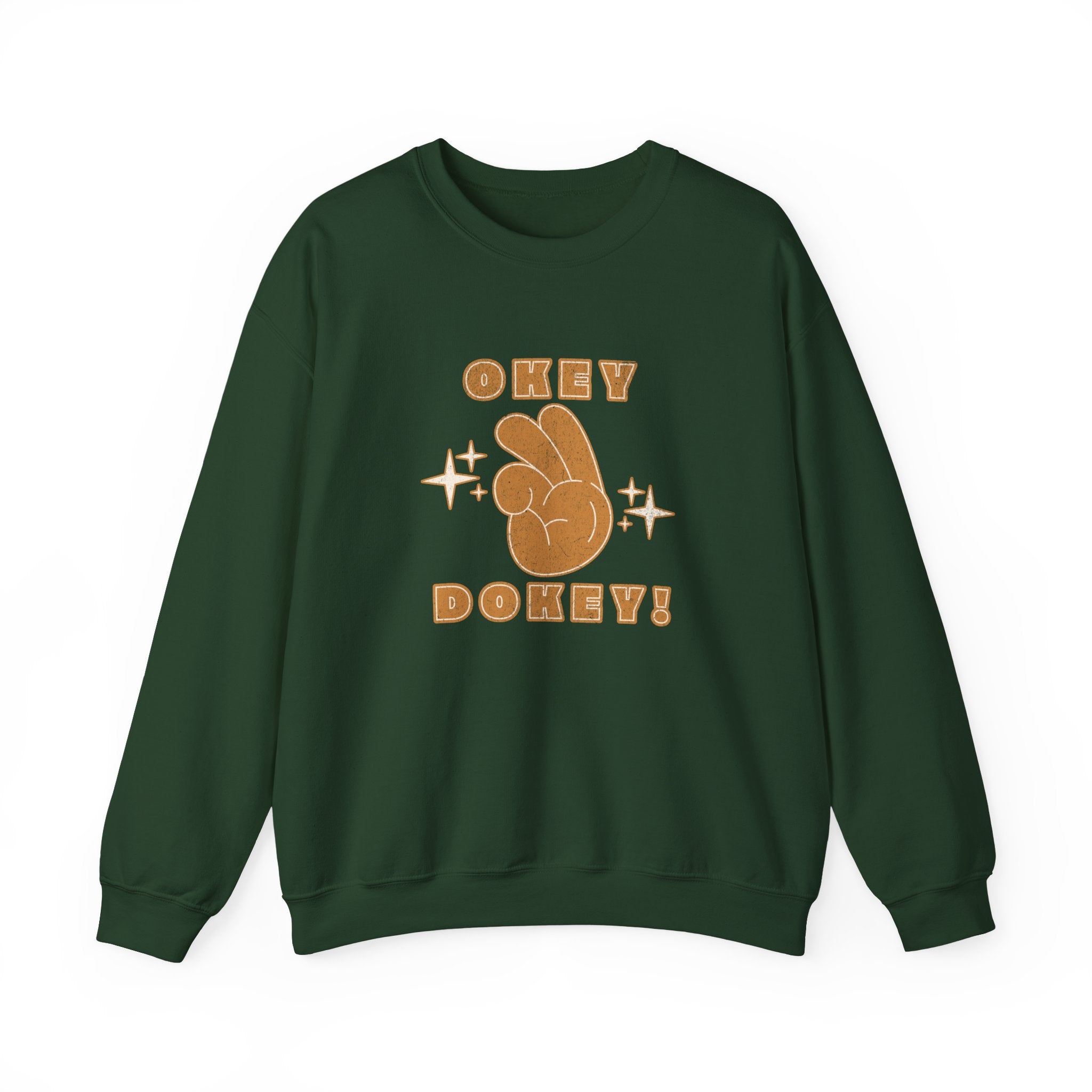 Okey Dokey Peace Sign Retro Sweatshirt