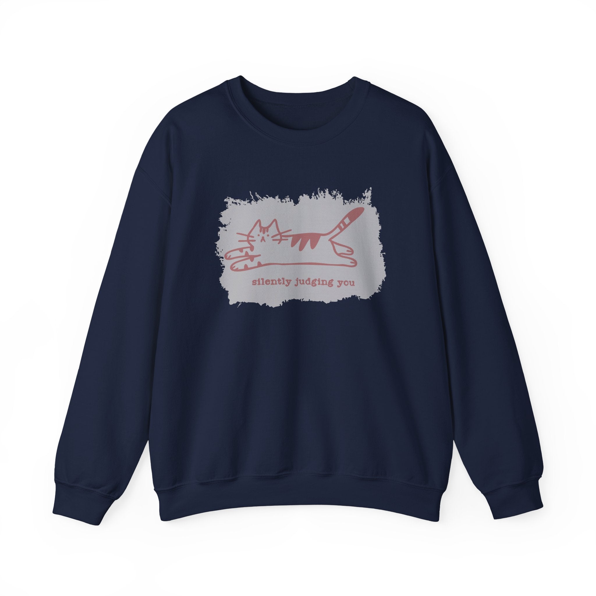 Silently Judging Cat Sweatshirt
