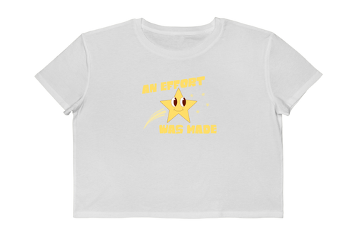 An Effort Was Made Retro Star Cropped Tee