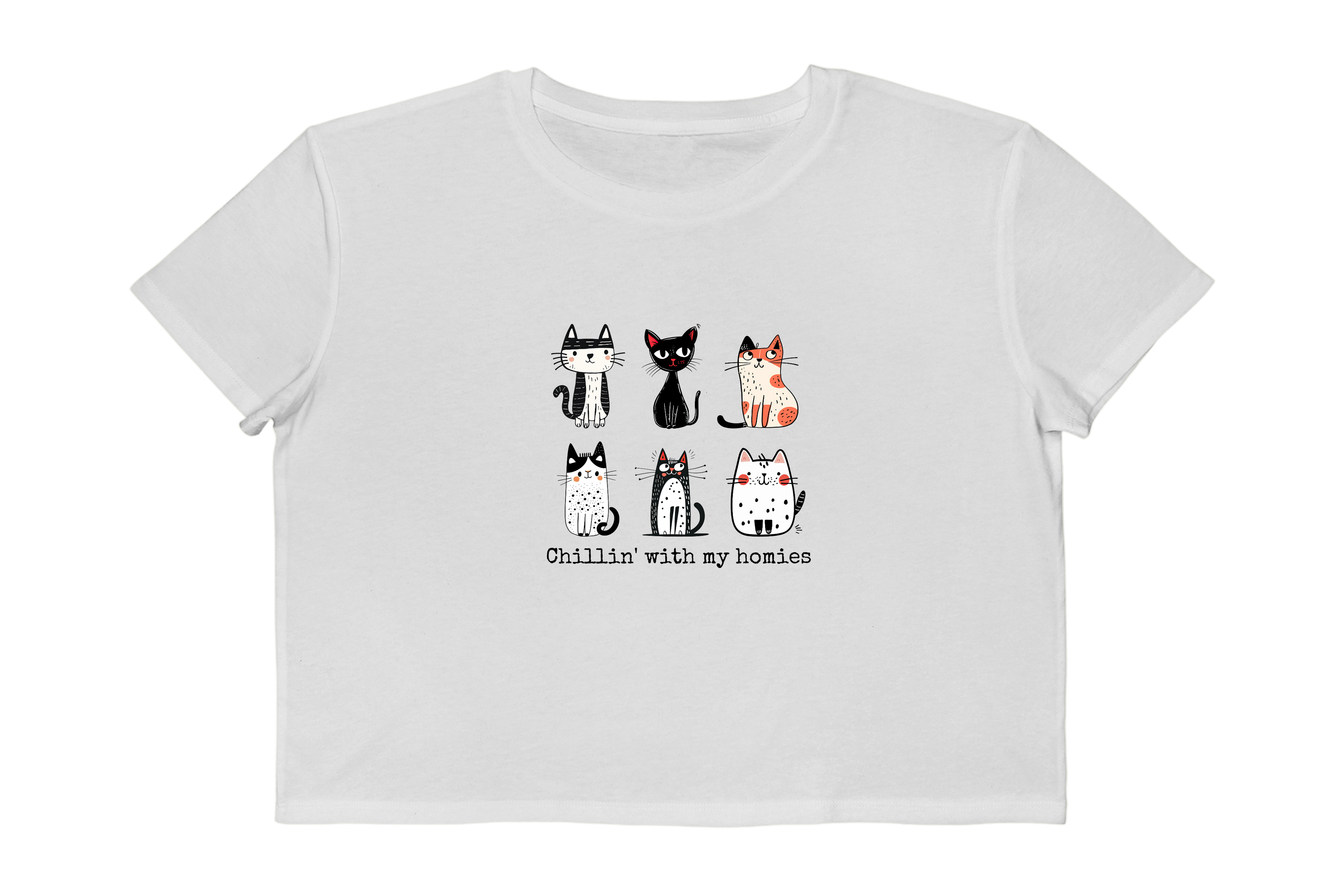 Chillin' With My Homies Cropped Tee