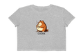 Chonk Cat Illustration Cropped Tee