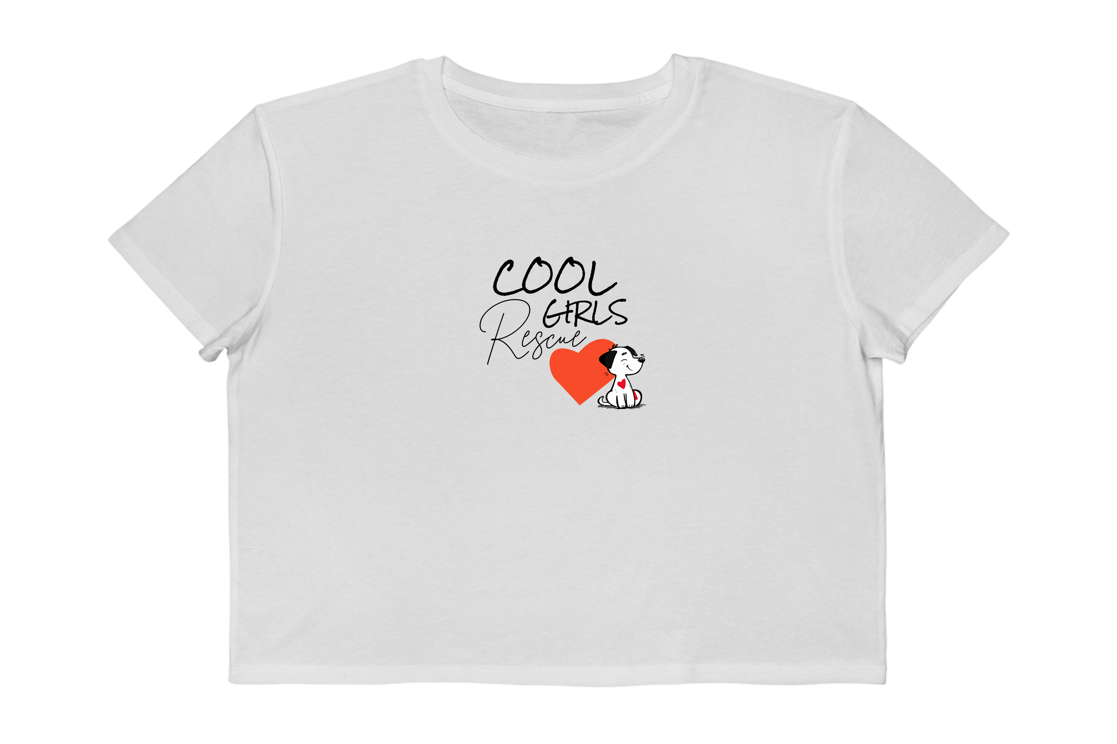 Cool Girls Rescue Cropped Tee