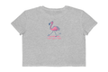 Flamingo 'I Don't Give a Flock' Cropped Tee