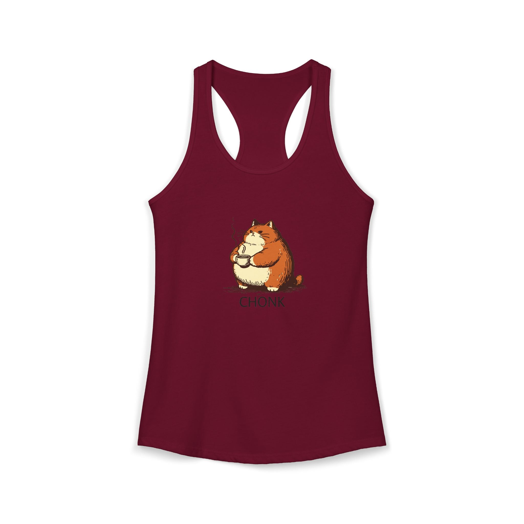Retro Chonk Cat Tank Top