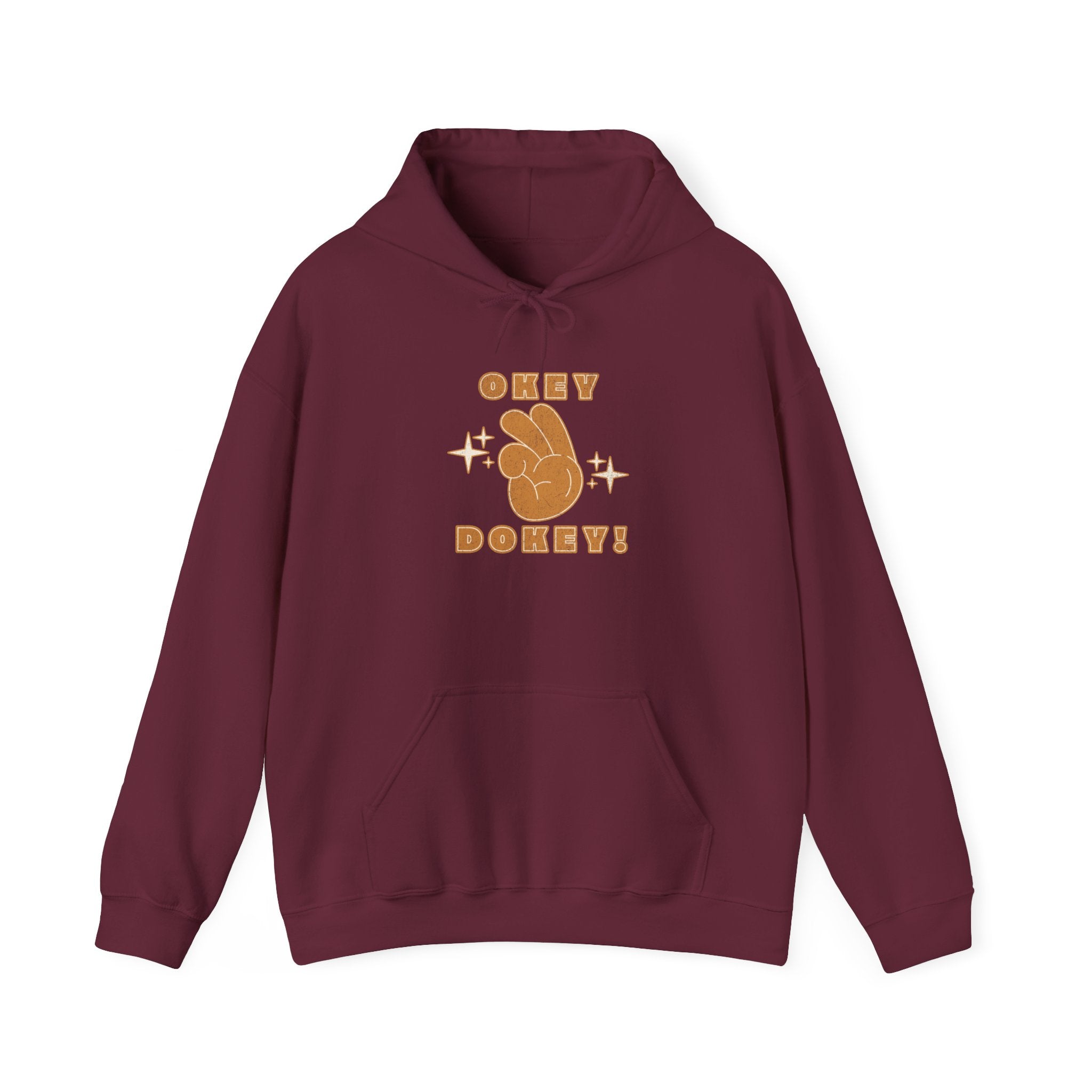 Okey Dokey Retro Peace Sign Hoodie