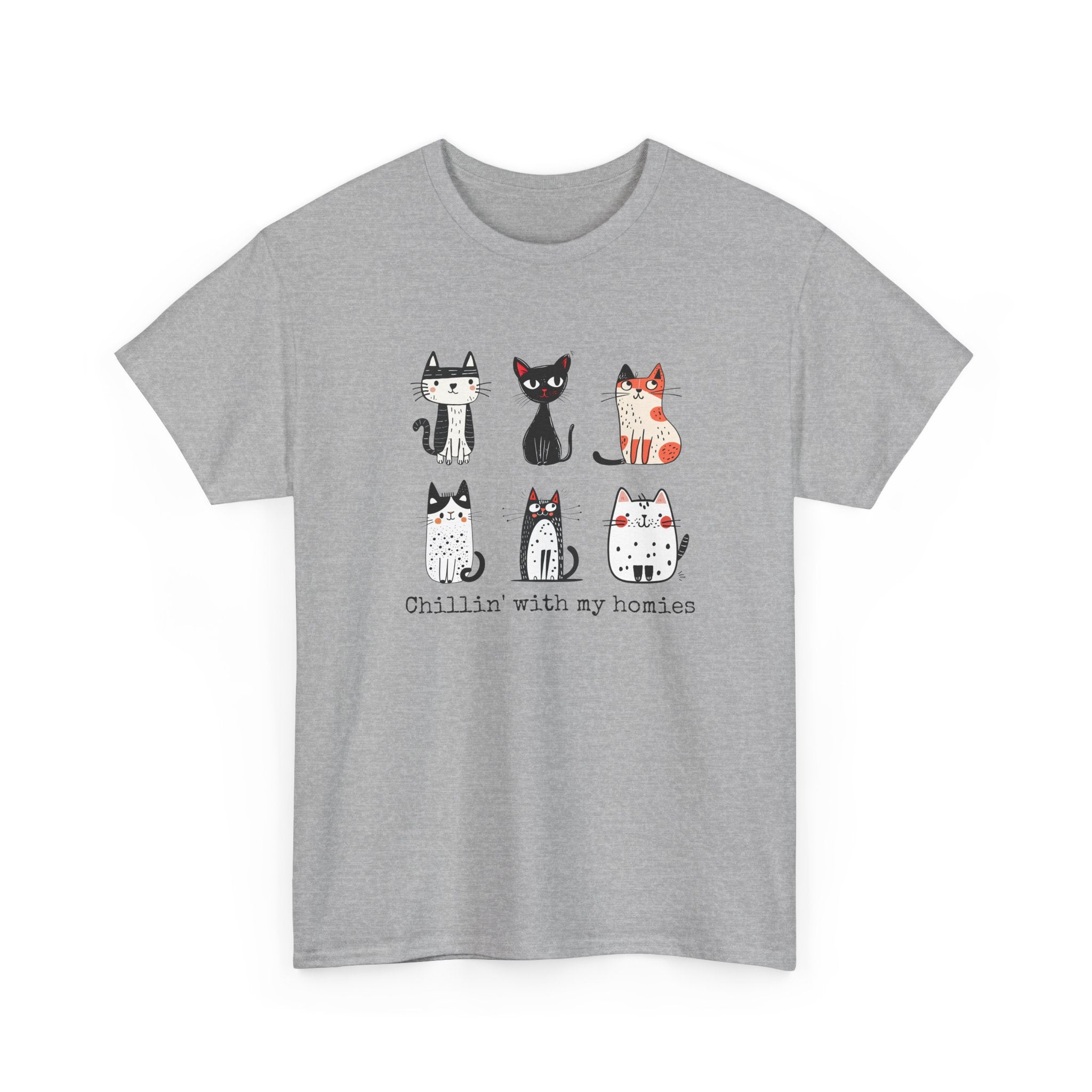 Chillin with My Homies Cats Tee