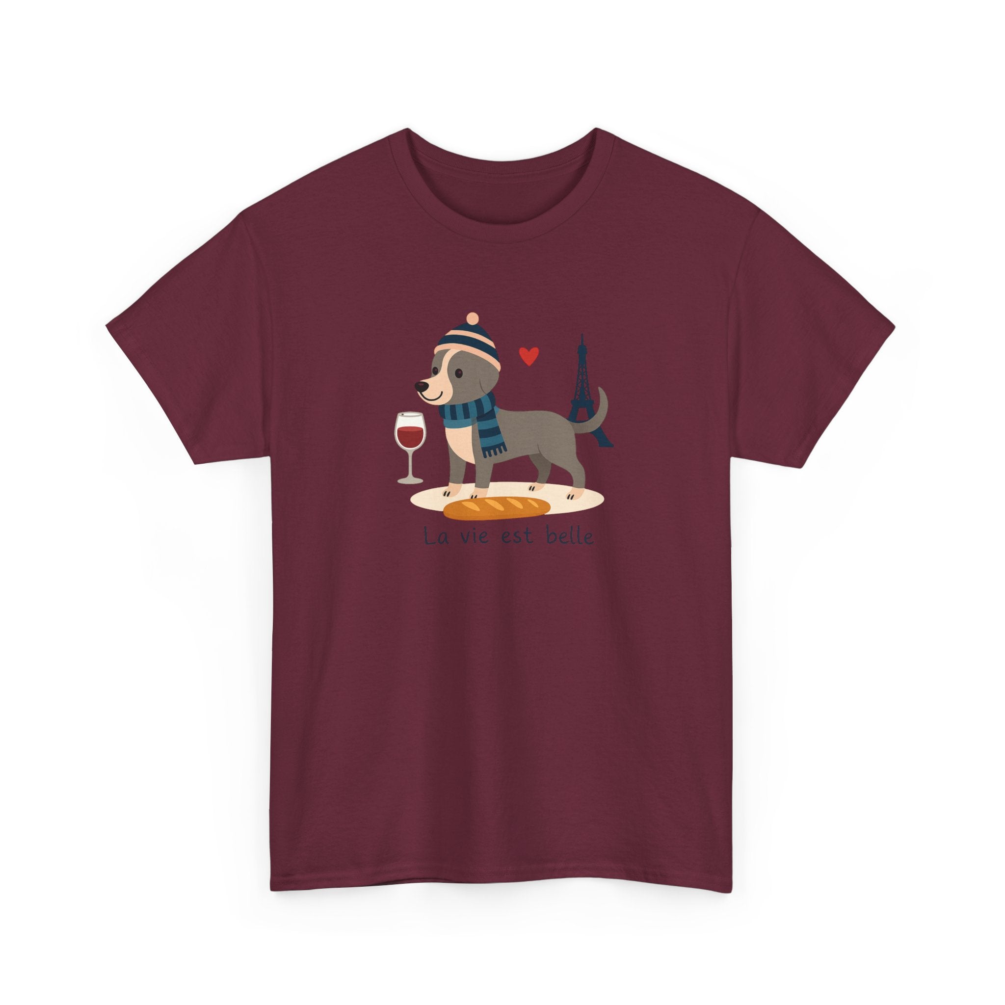 Dachshund Paris Graphic Tee