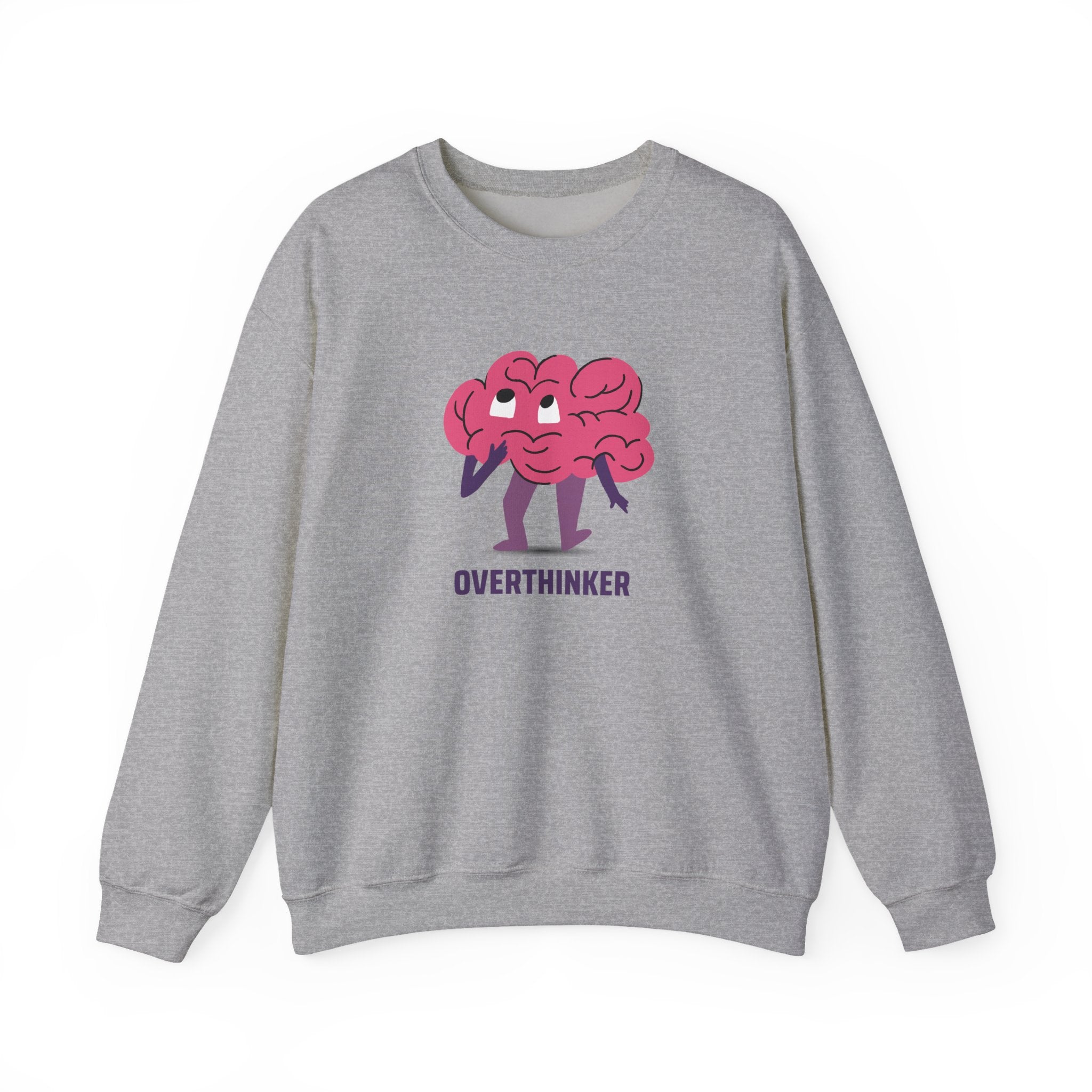 Overthinker Brain Illustration Sweatshirt