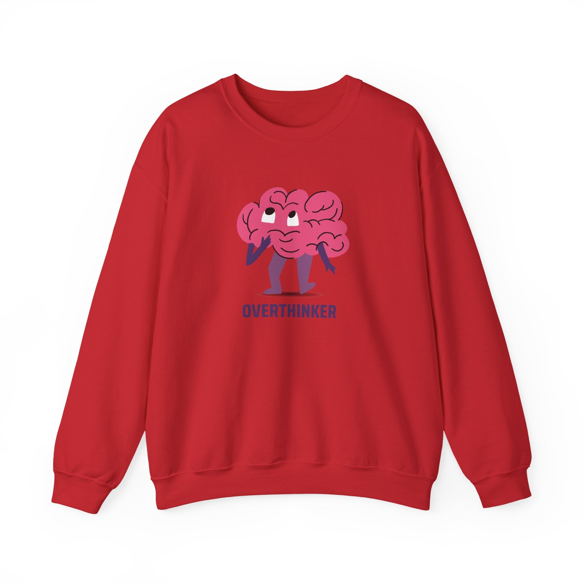 Overthinker Brain Illustration Sweatshirt