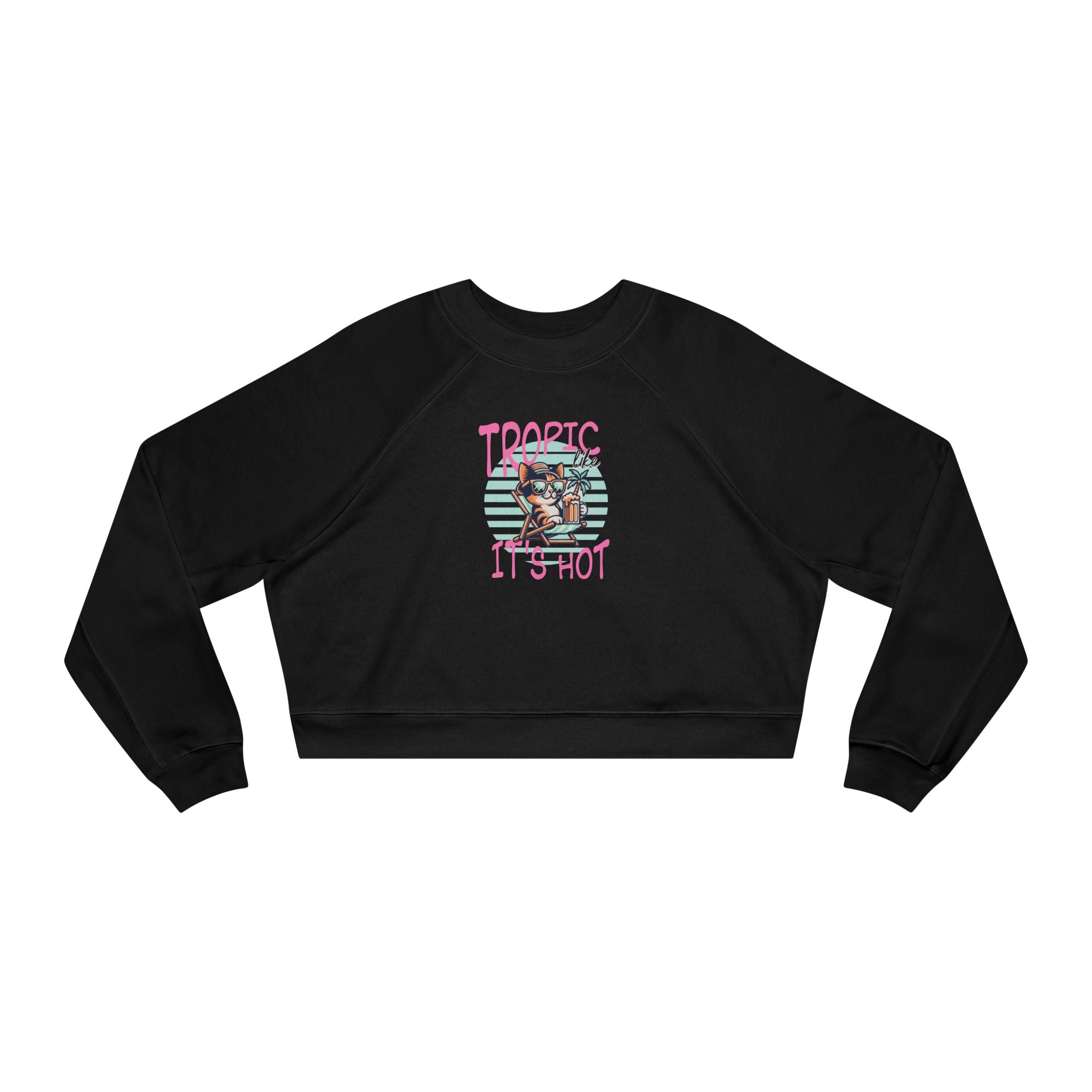 Tropic Like It's Hot Cropped Sweatshirt