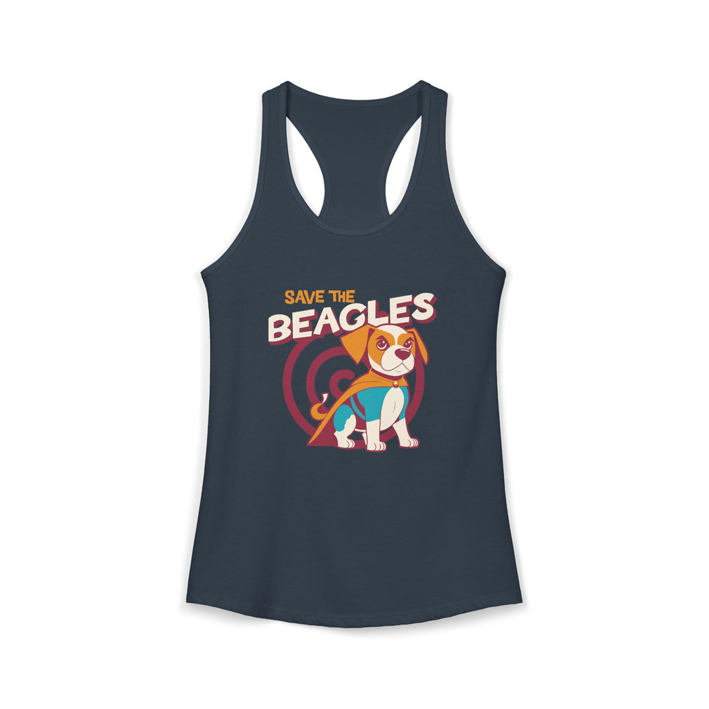 Save the Beagles Women’s Racerback Tank Top