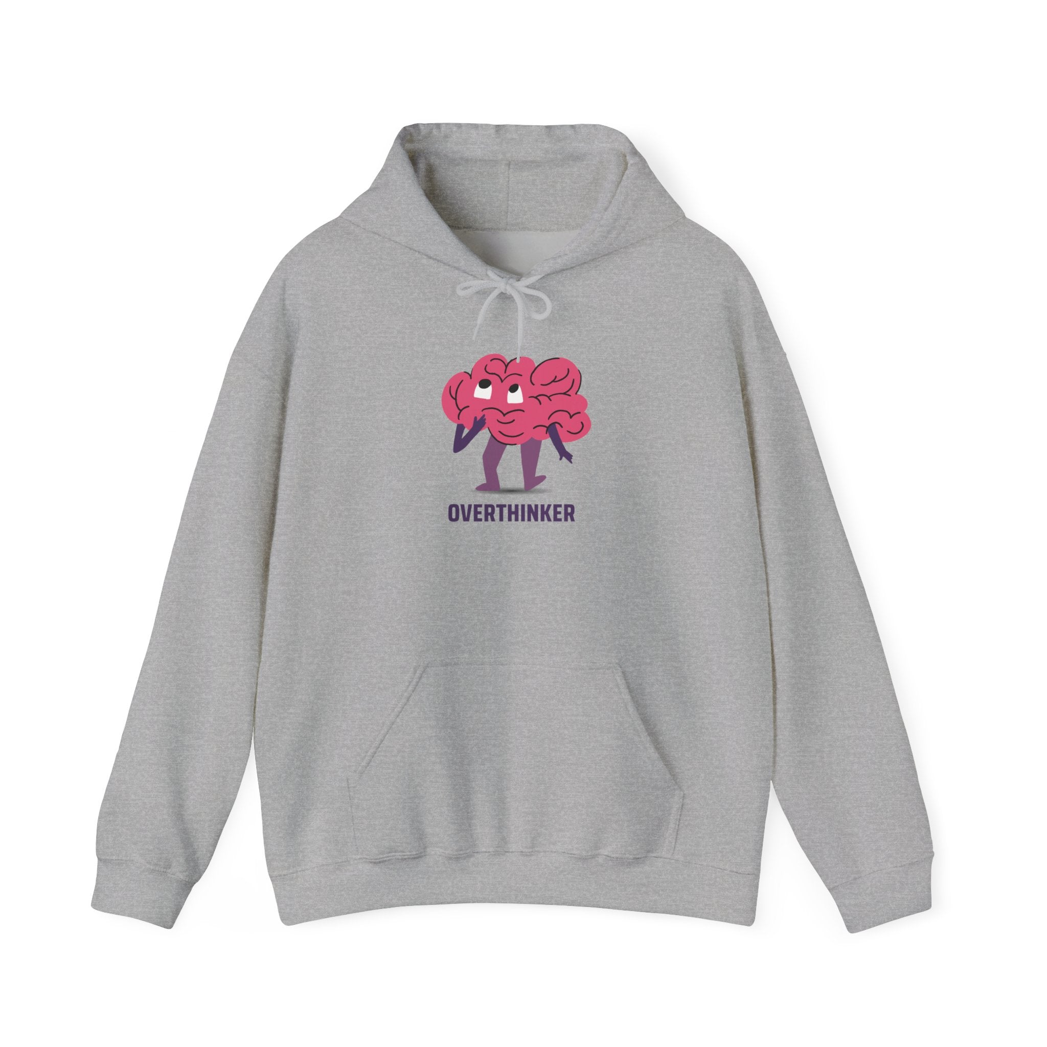 Overthinker Brain Character Hoodie