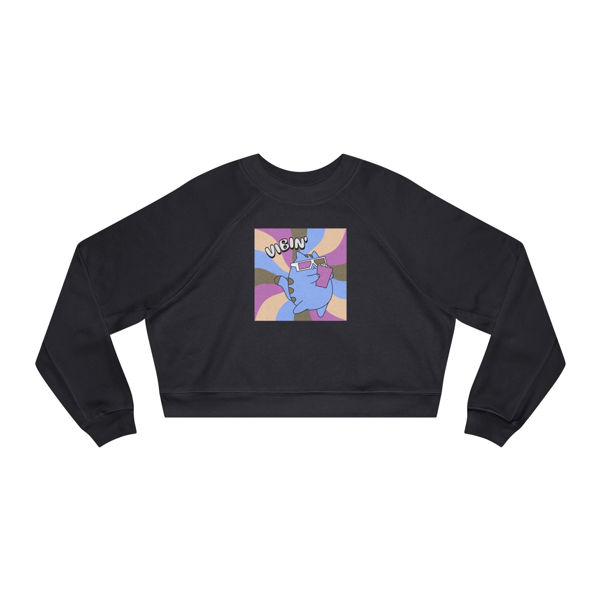 Retro Vibin' Cropped Sweatshirt