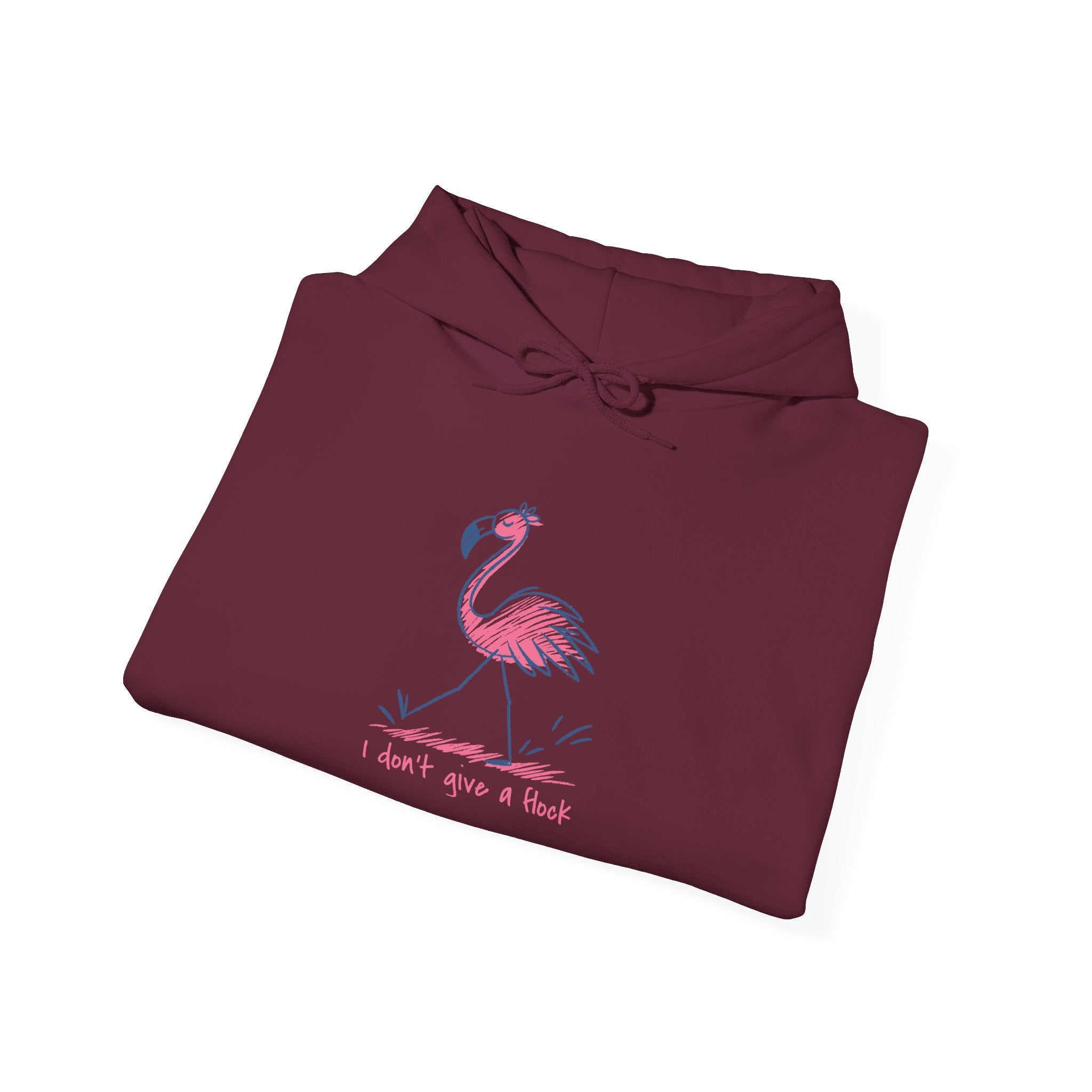 I Don't Give a Flock Flamingo Hoodie