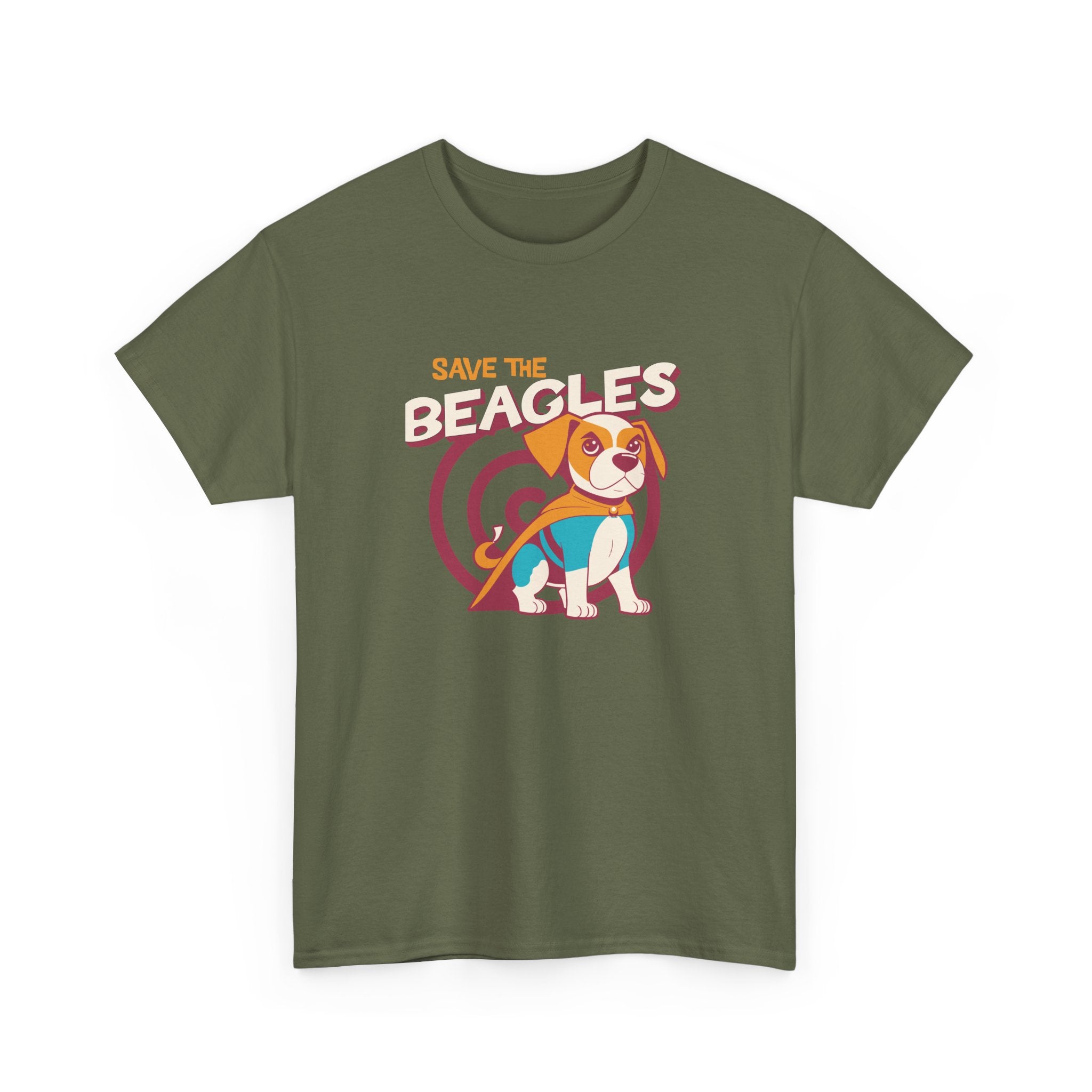 Save the Beagles Retro Dog T-Shirt