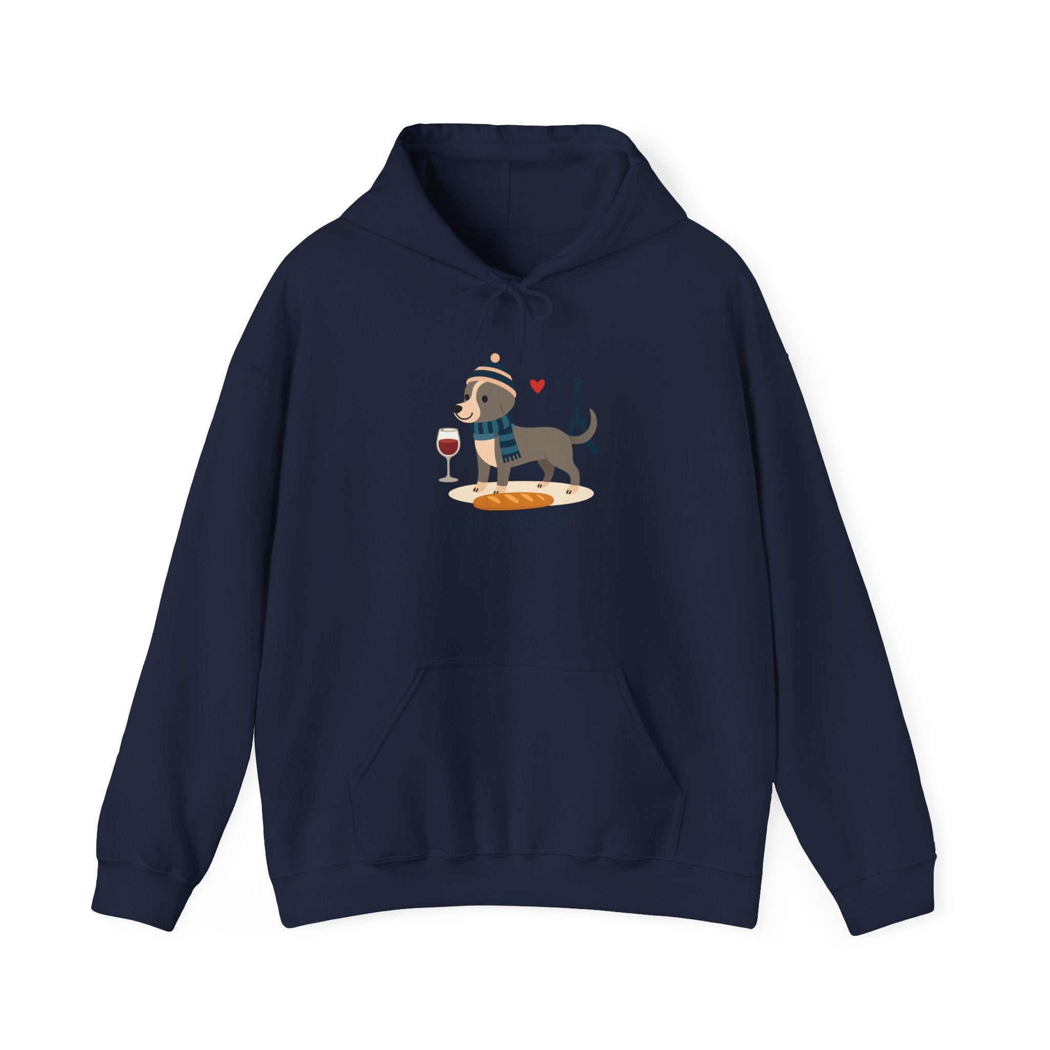 Dachshund Paris Lover Graphic Hoodie