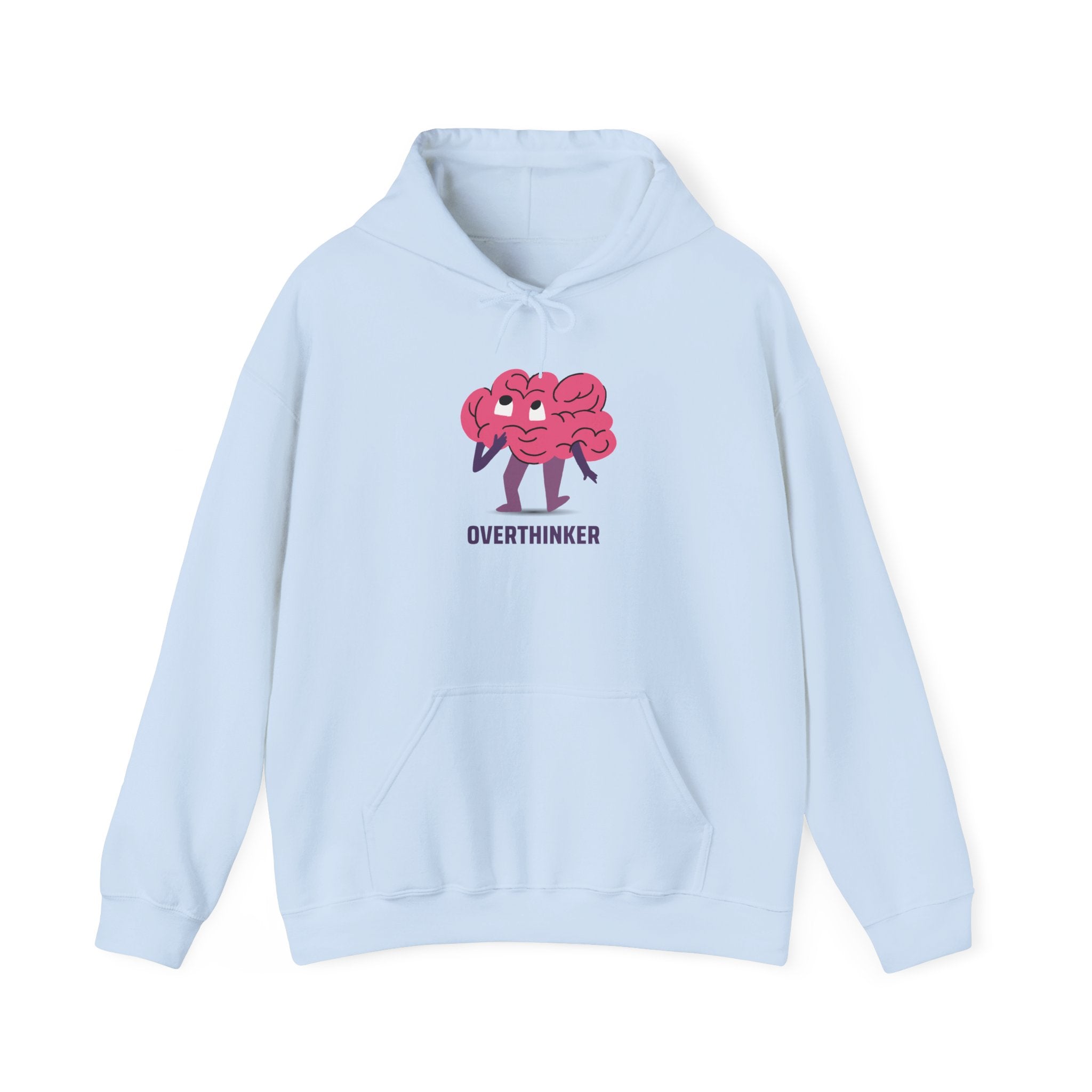 Overthinker Brain Character Hoodie