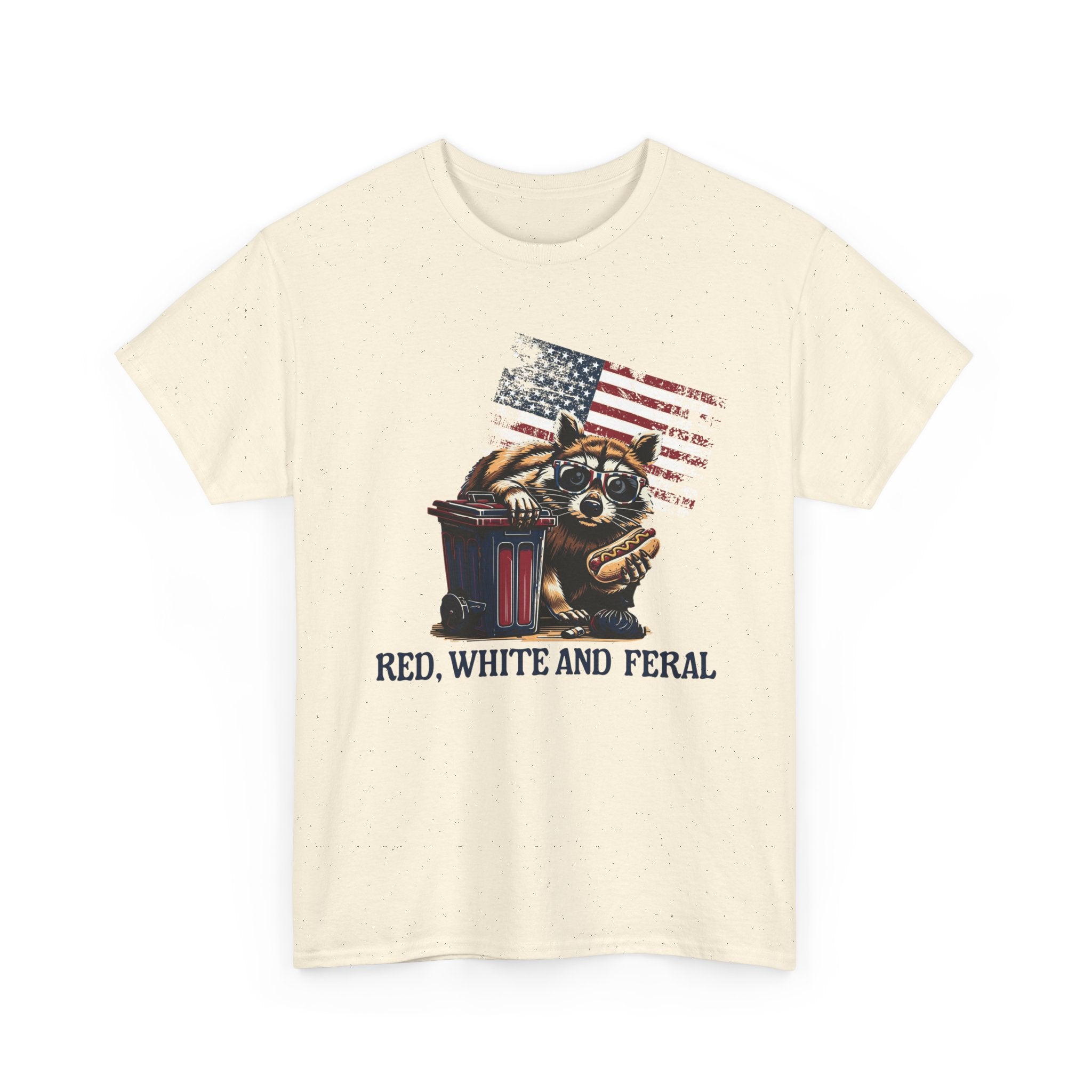 Red, White and Feral Patriotic Graphic Tee
