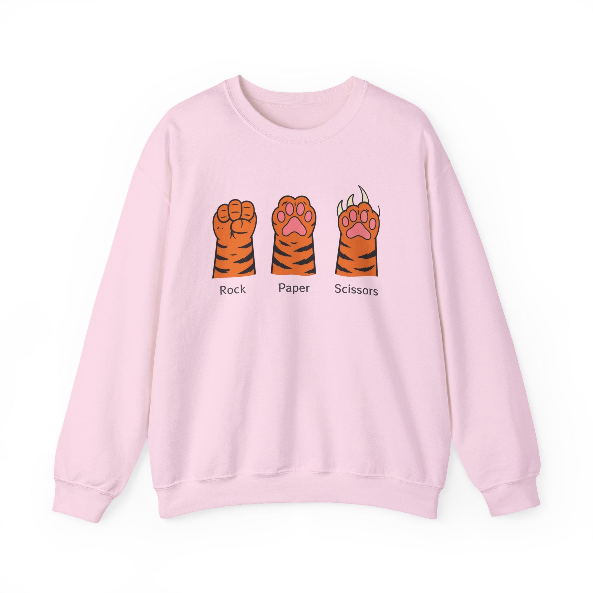 Tiger Paw Rock Paper Scissors Sweatshirt