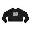 Silently Judging Cat Cropped Sweatshirt