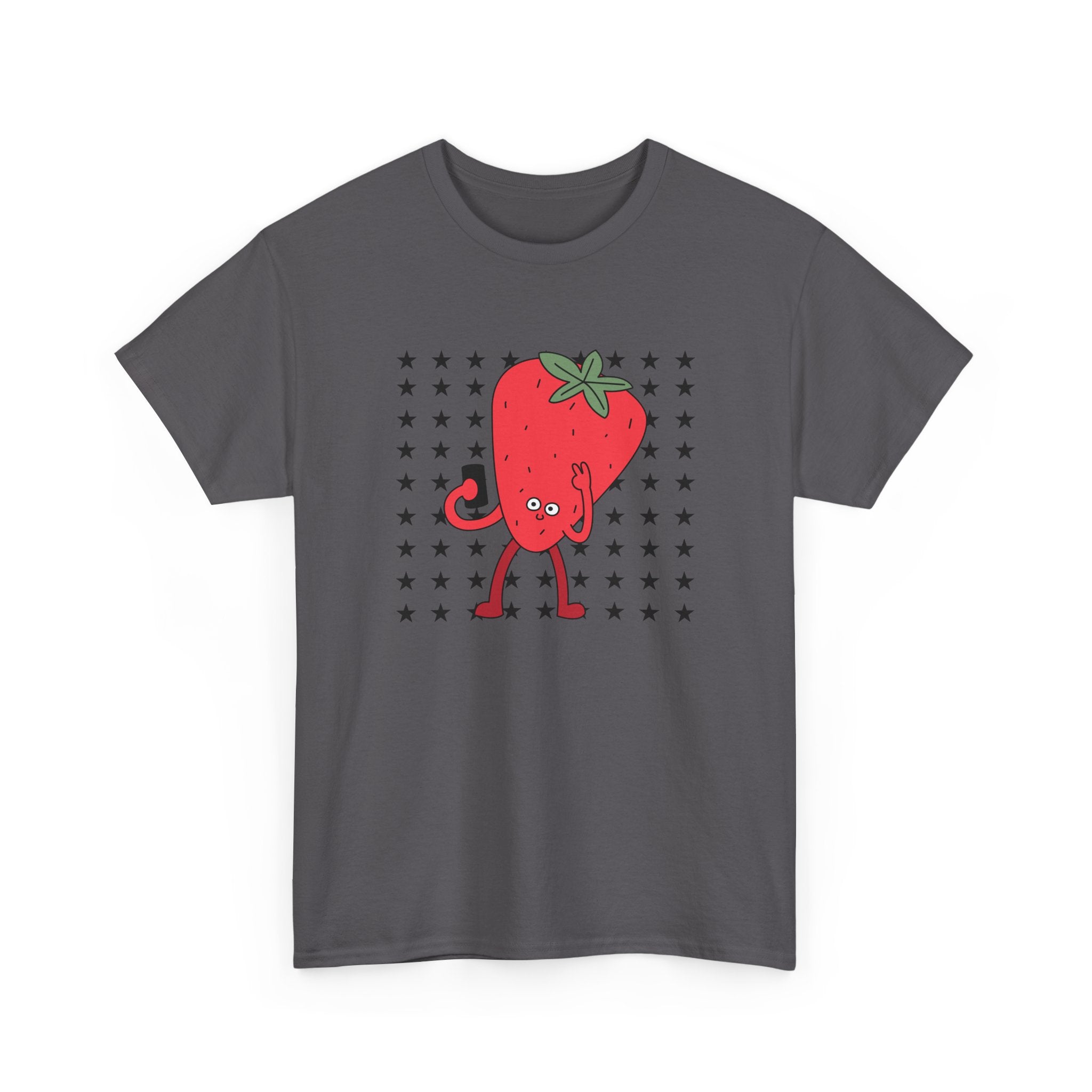 Strawberry Character Illustration Tee