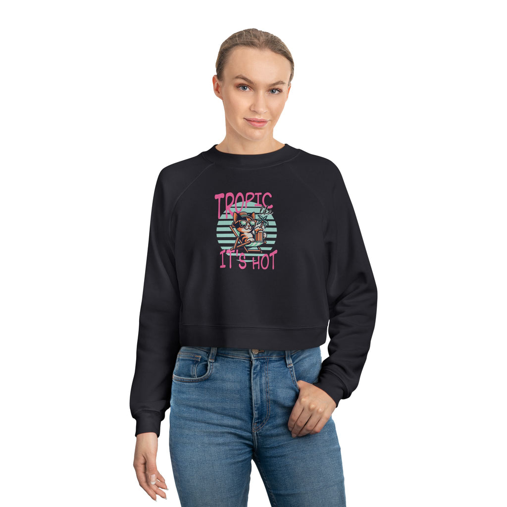 Tropic Like It's Hot Cropped Sweatshirt