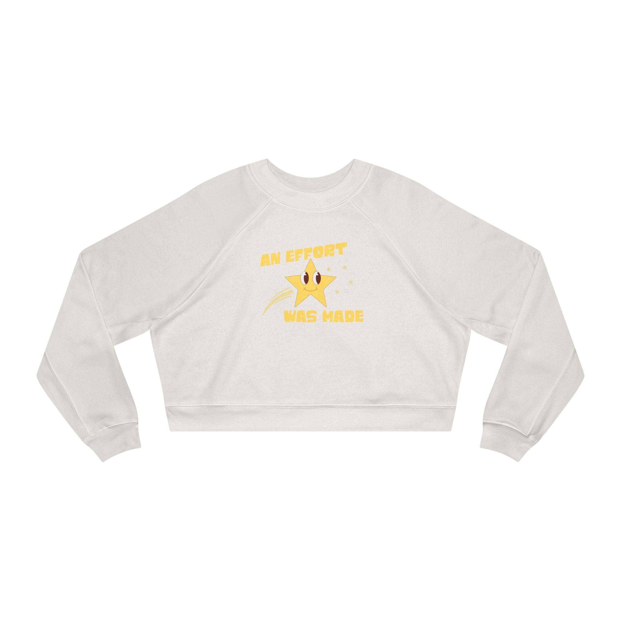 Retro Shooting Star Cropped Sweatshirt