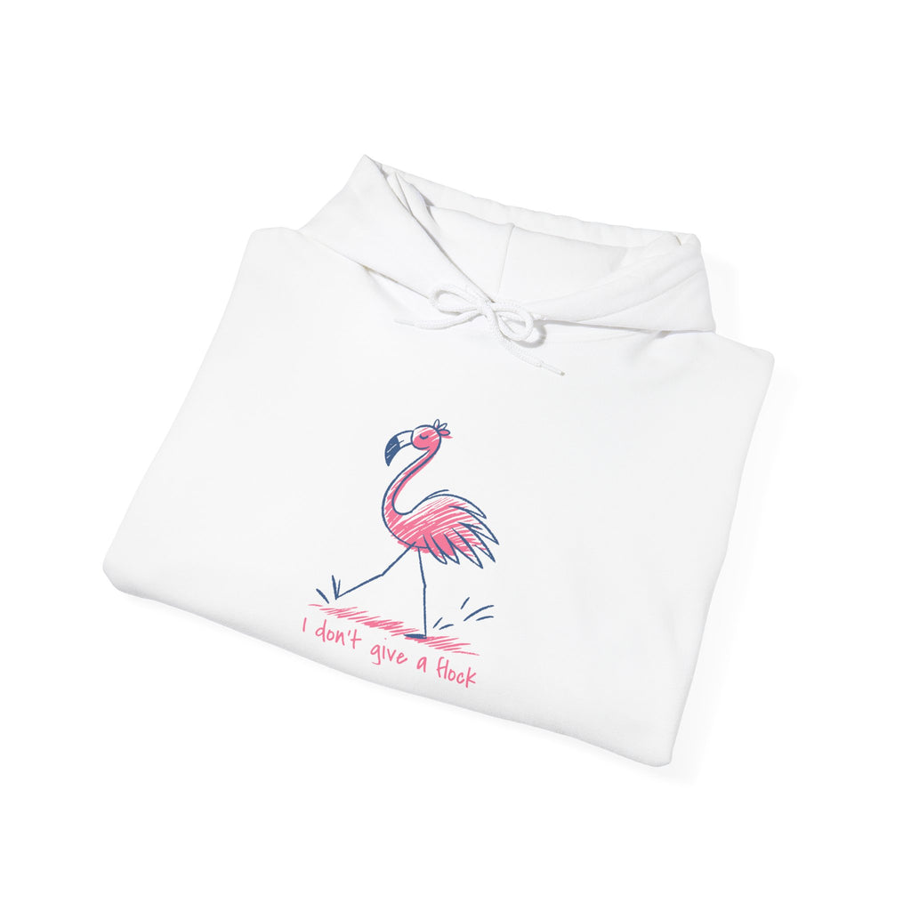 I Don't Give a Flock Flamingo Hoodie
