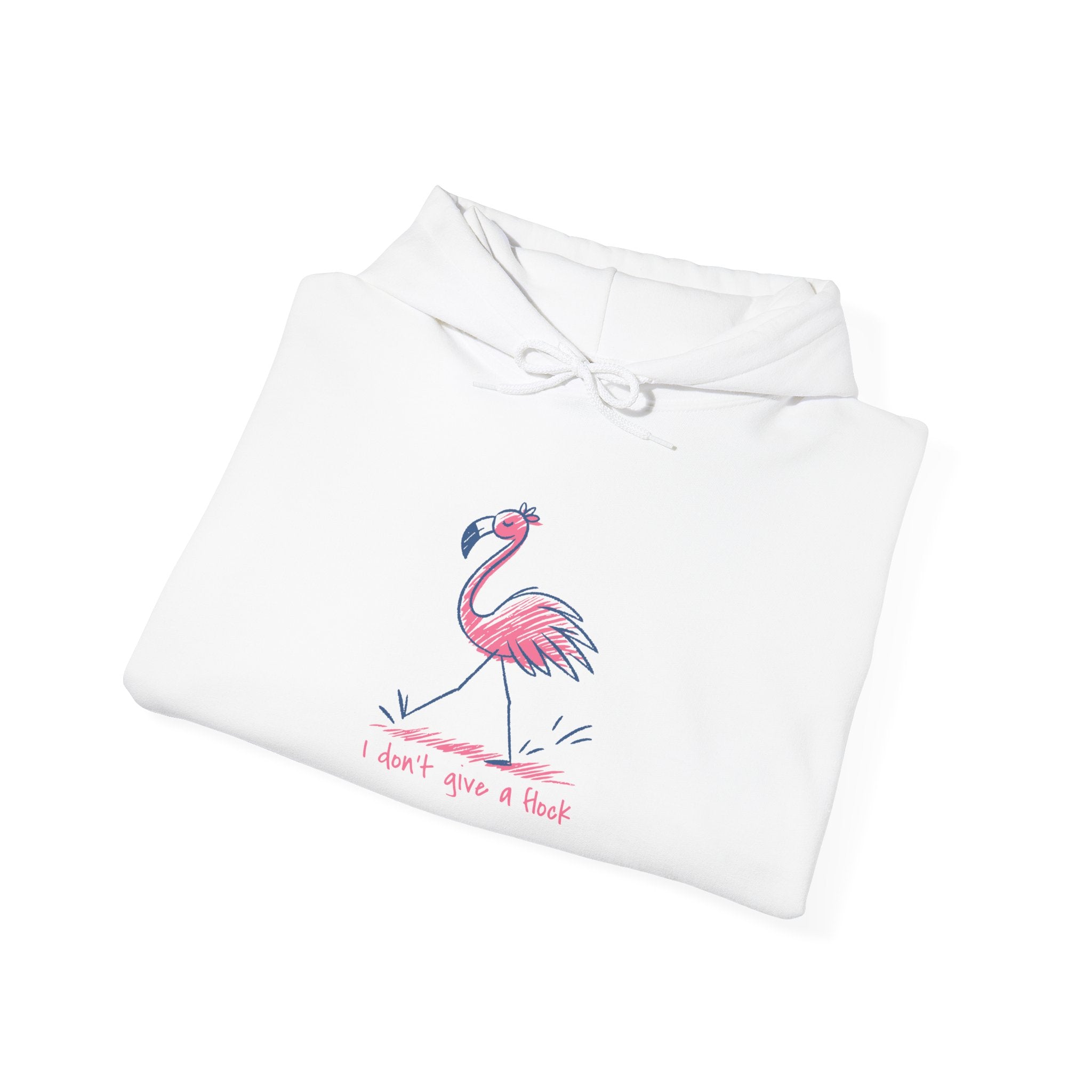 I Don't Give a Flock Flamingo Hoodie