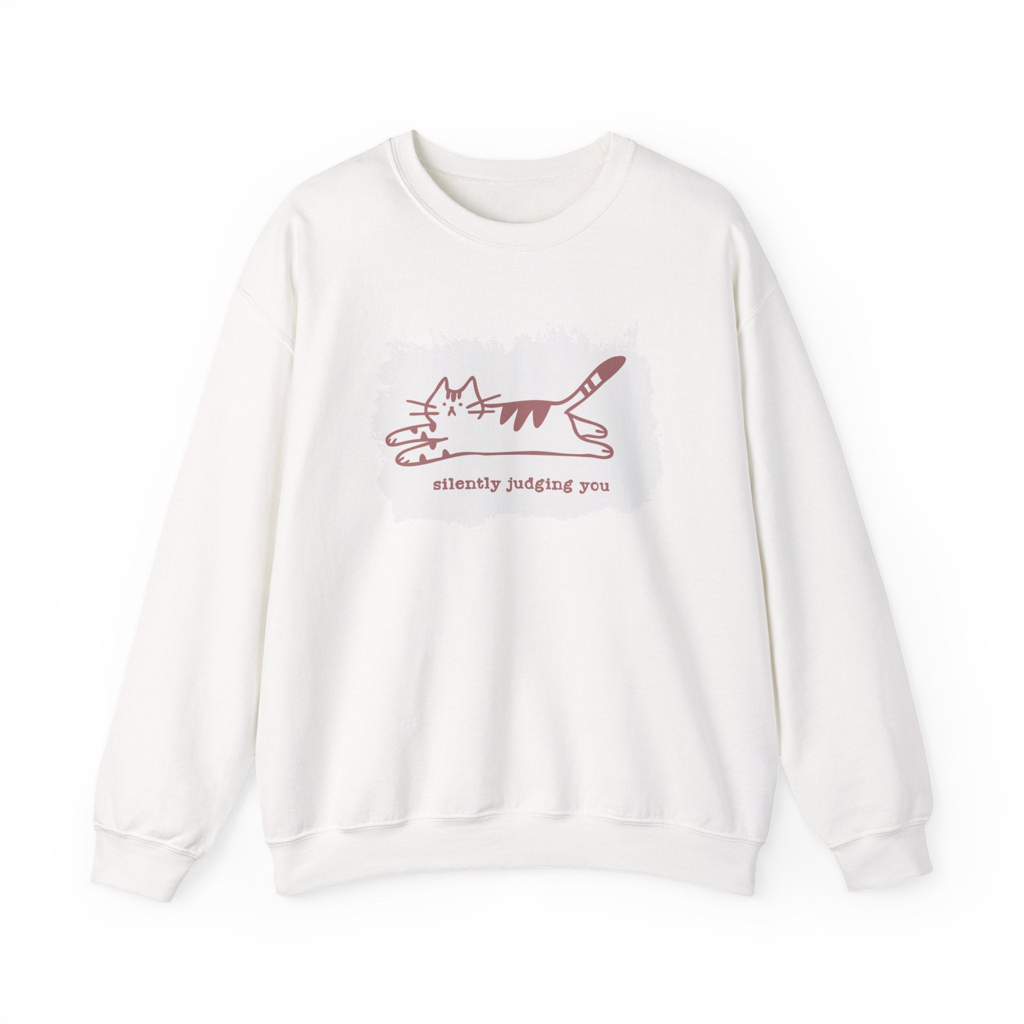 Silently Judging Cat Sweatshirt