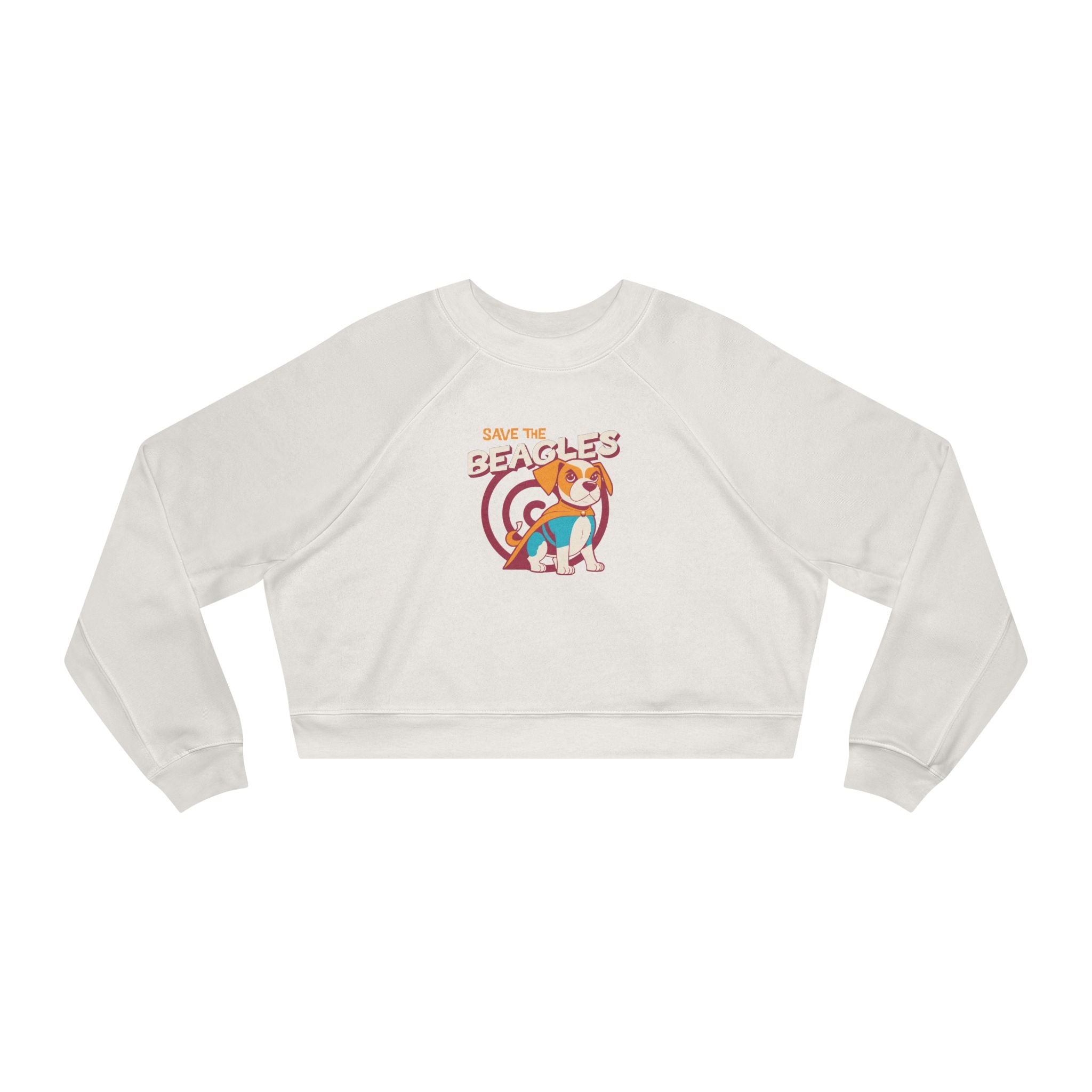 Save the Beagles Retro Cropped Sweatshirt