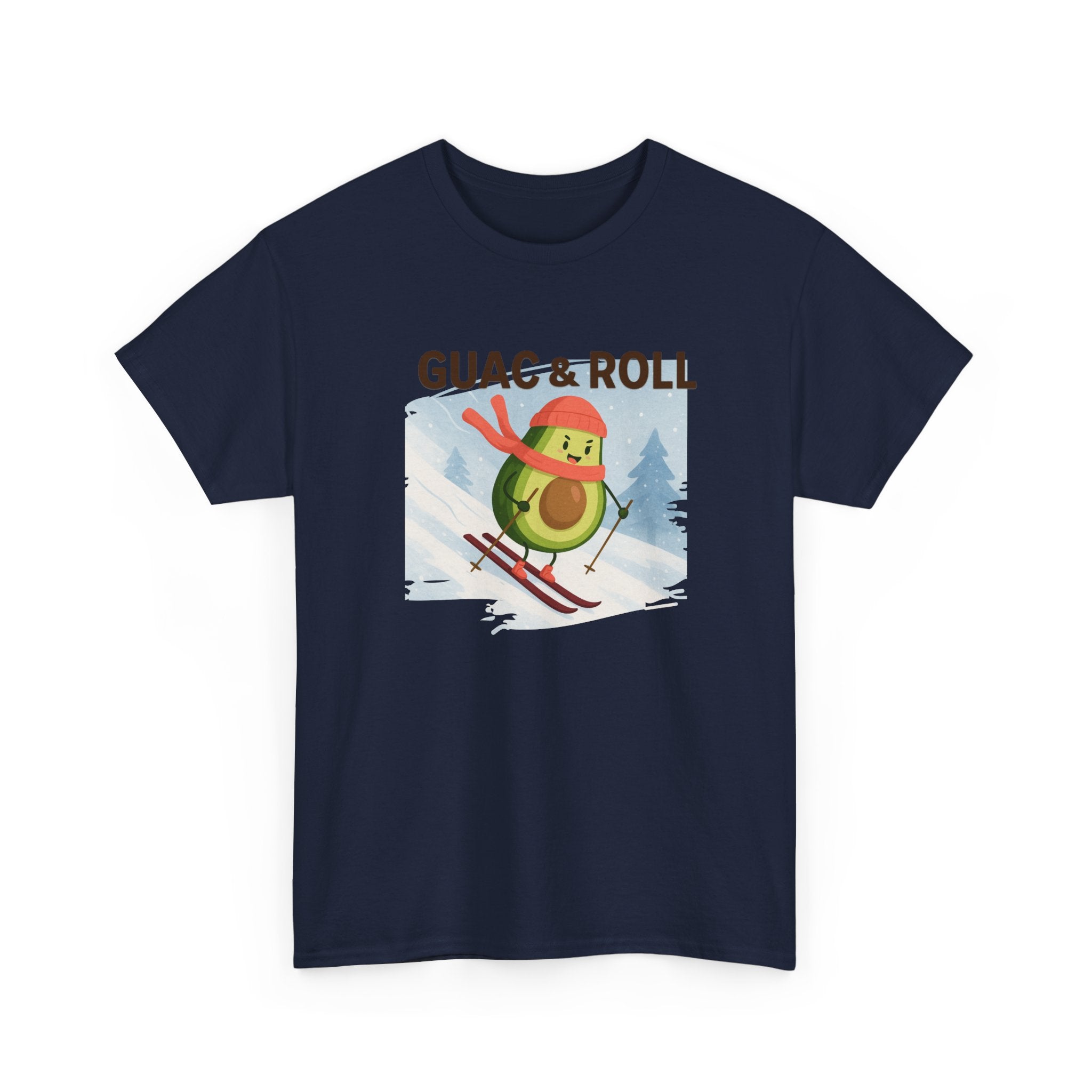 Guac & Roll Avocado Skiing Tee
