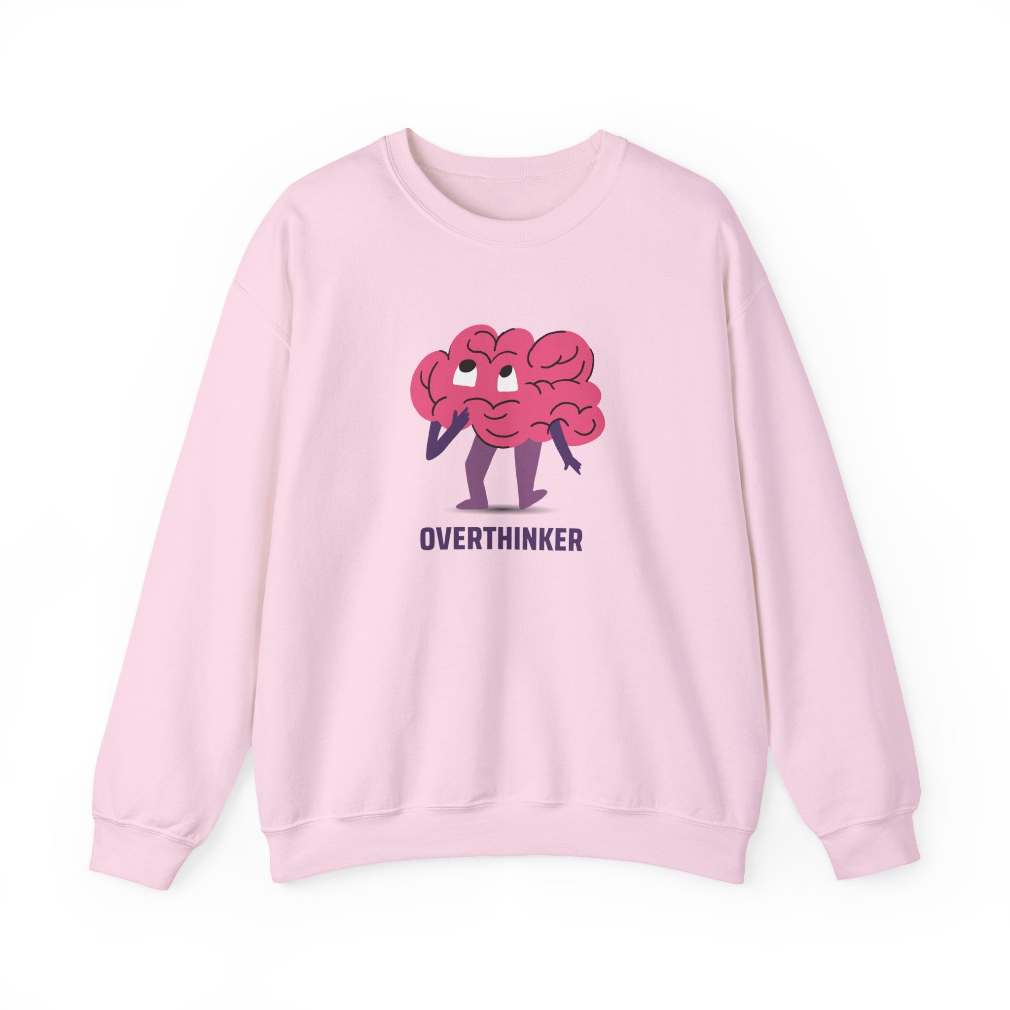 Overthinker Brain Illustration Sweatshirt