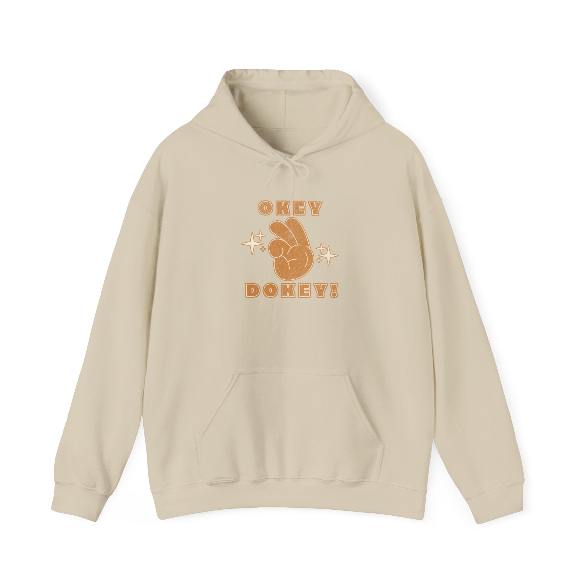 Okey Dokey Retro Peace Sign Hoodie