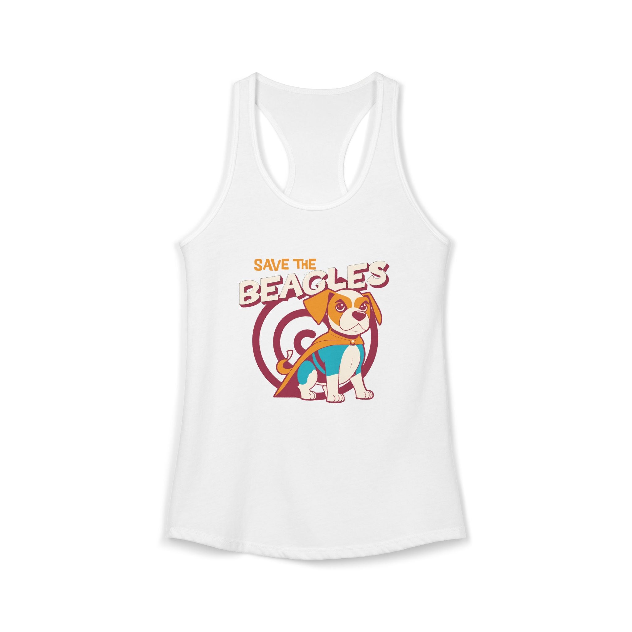 Save the Beagles Women’s Racerback Tank Top