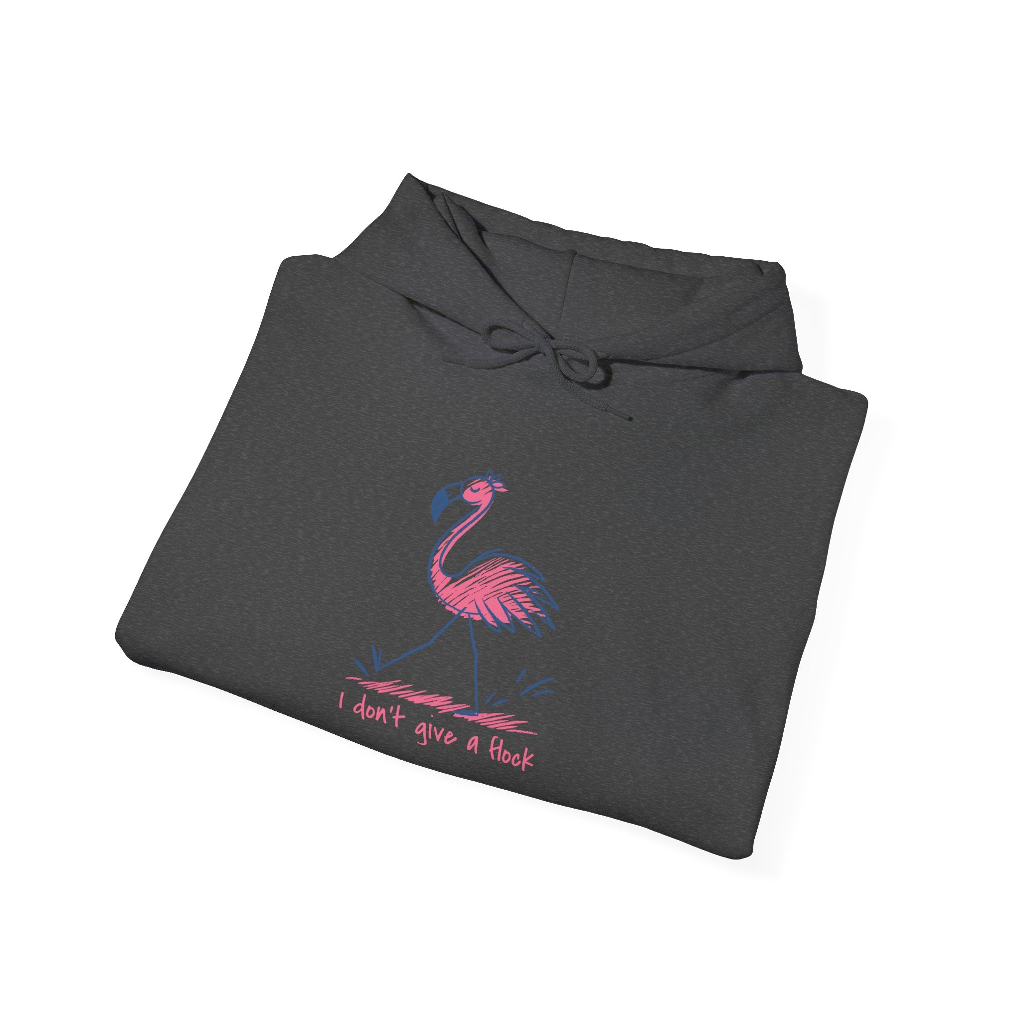 I Don't Give a Flock Flamingo Hoodie