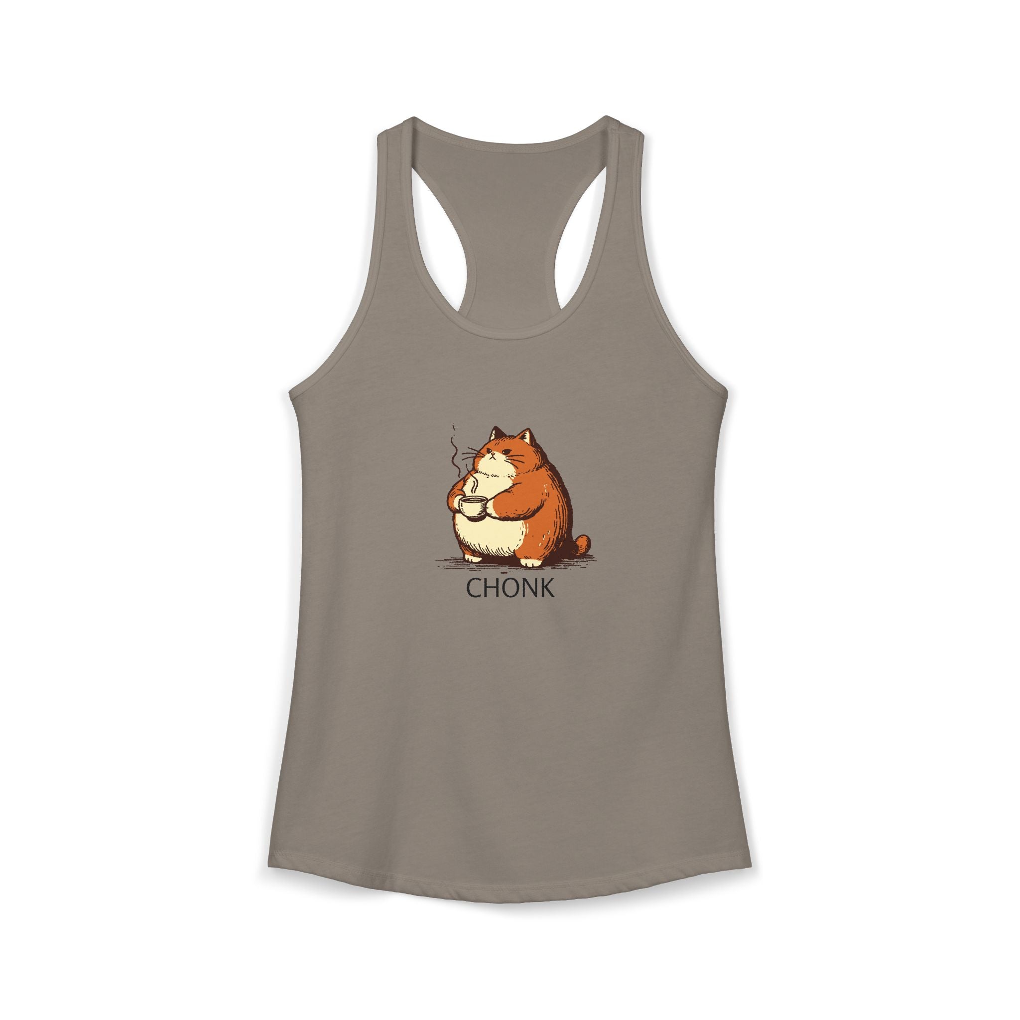 Retro Chonk Cat Tank Top