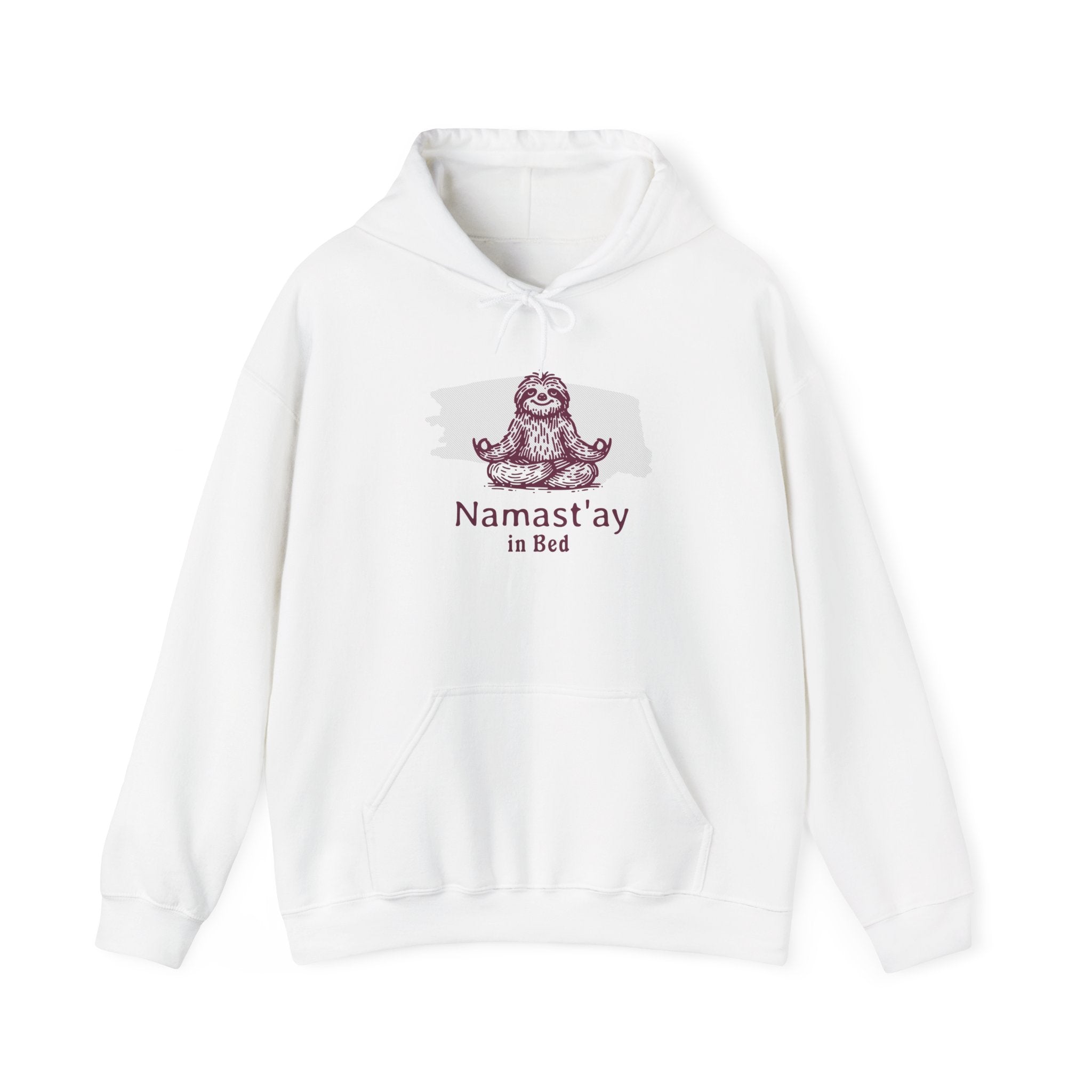 Namast'ay in Bed Sloth Hoodie