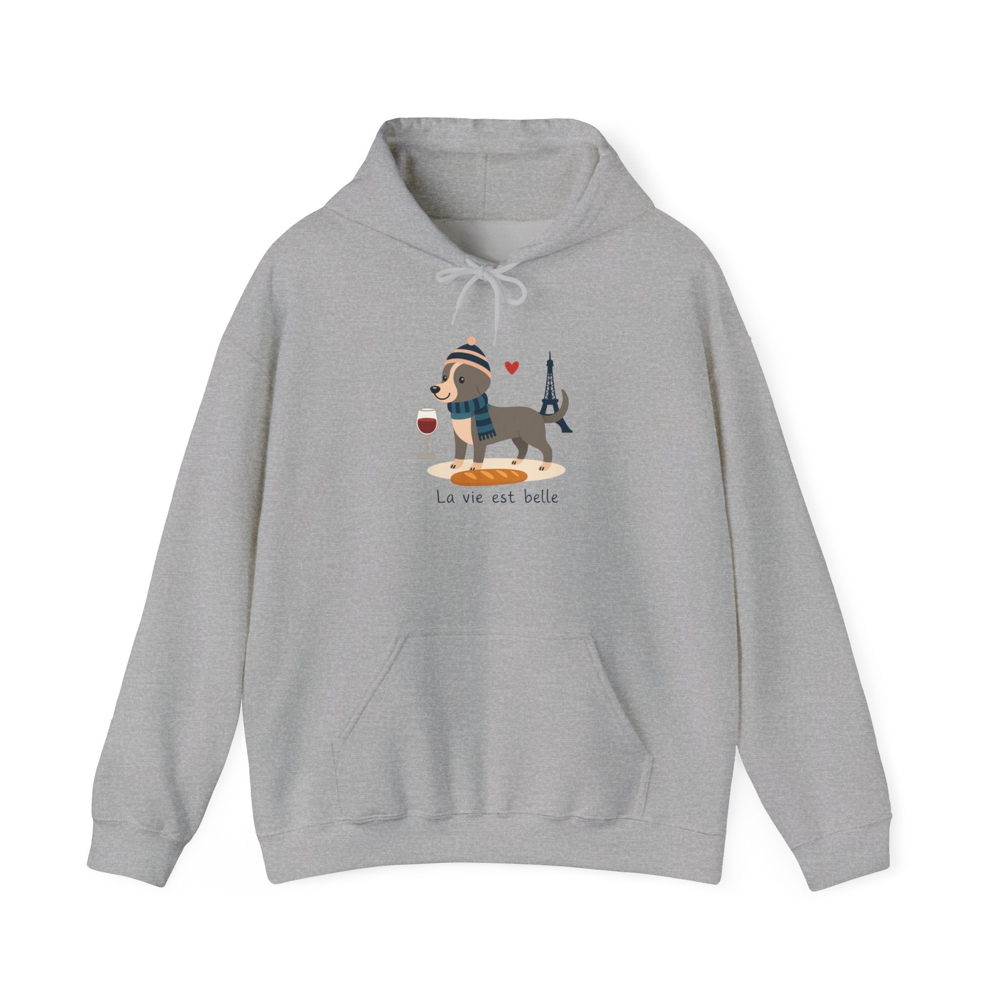 Dachshund Paris Lover Graphic Hoodie