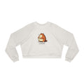 Chonk Cat Illustration Cropped Sweatshirt