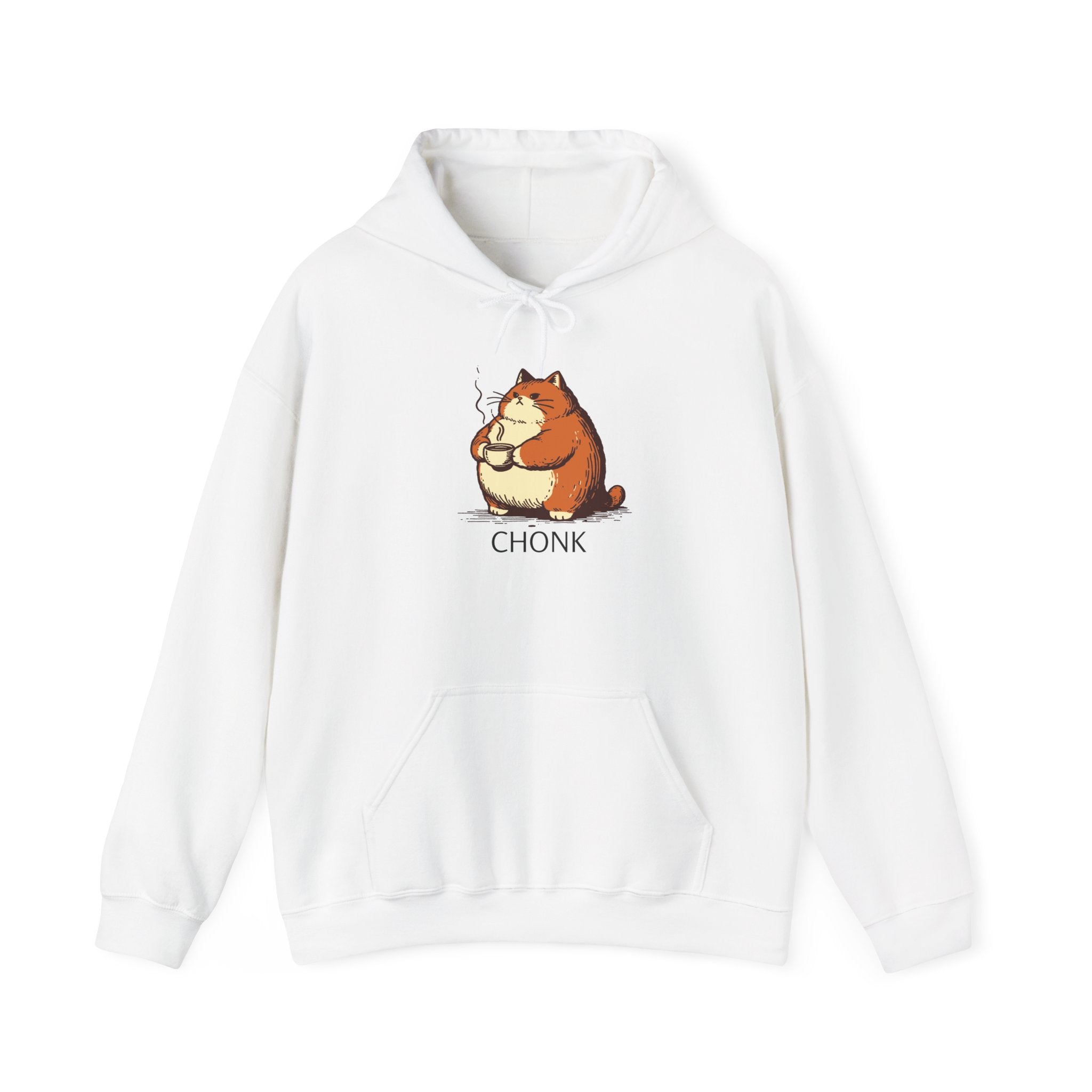 Chonk Cartoon Cat Hoodie
