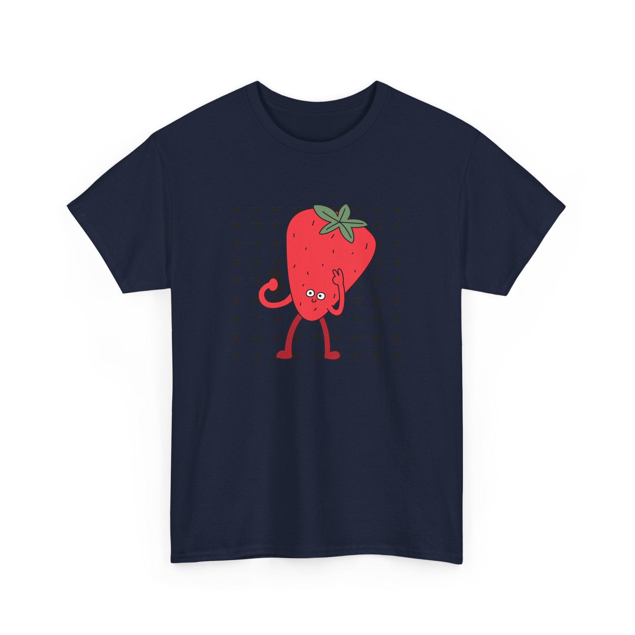Strawberry Character Illustration Tee