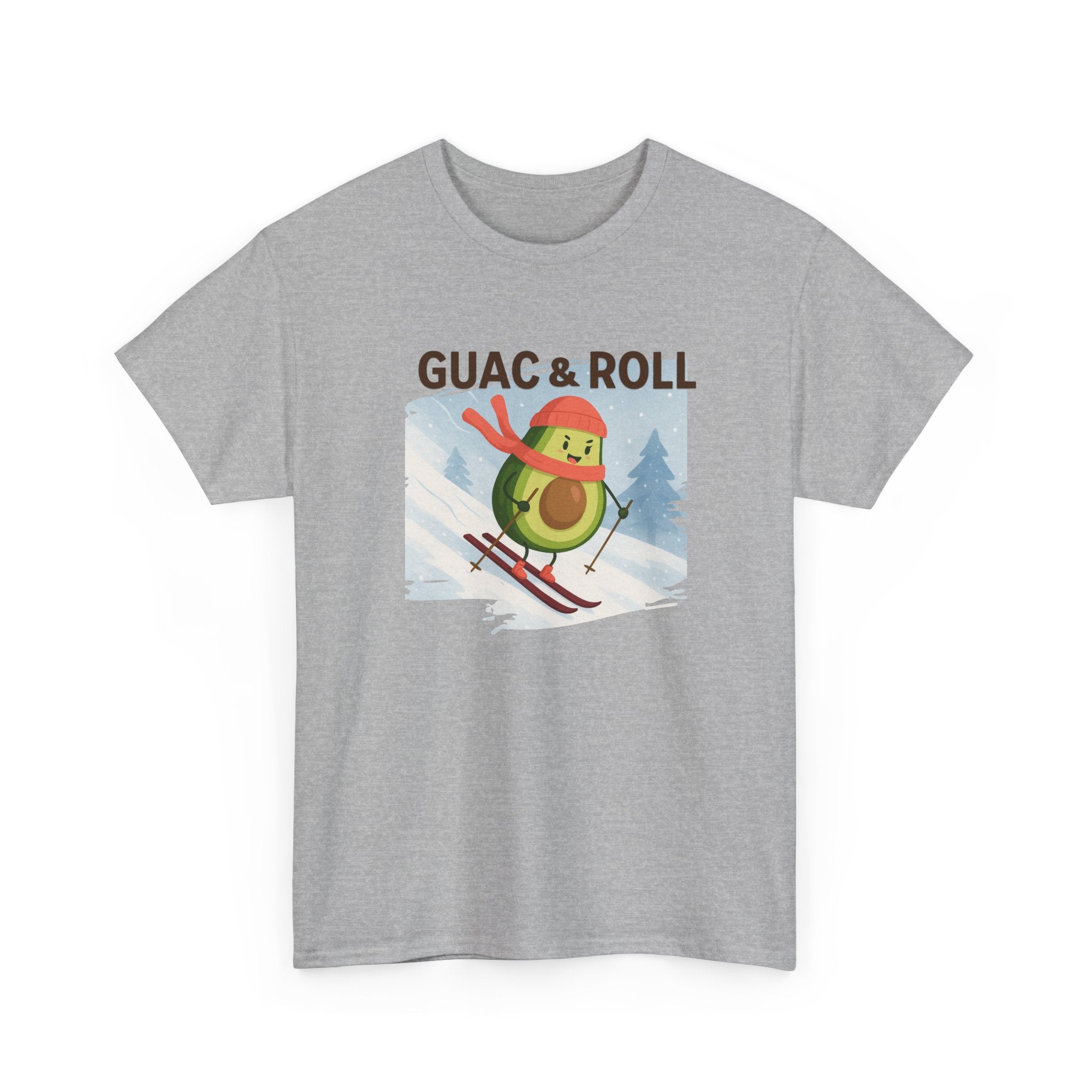 Guac & Roll Avocado Skiing Tee