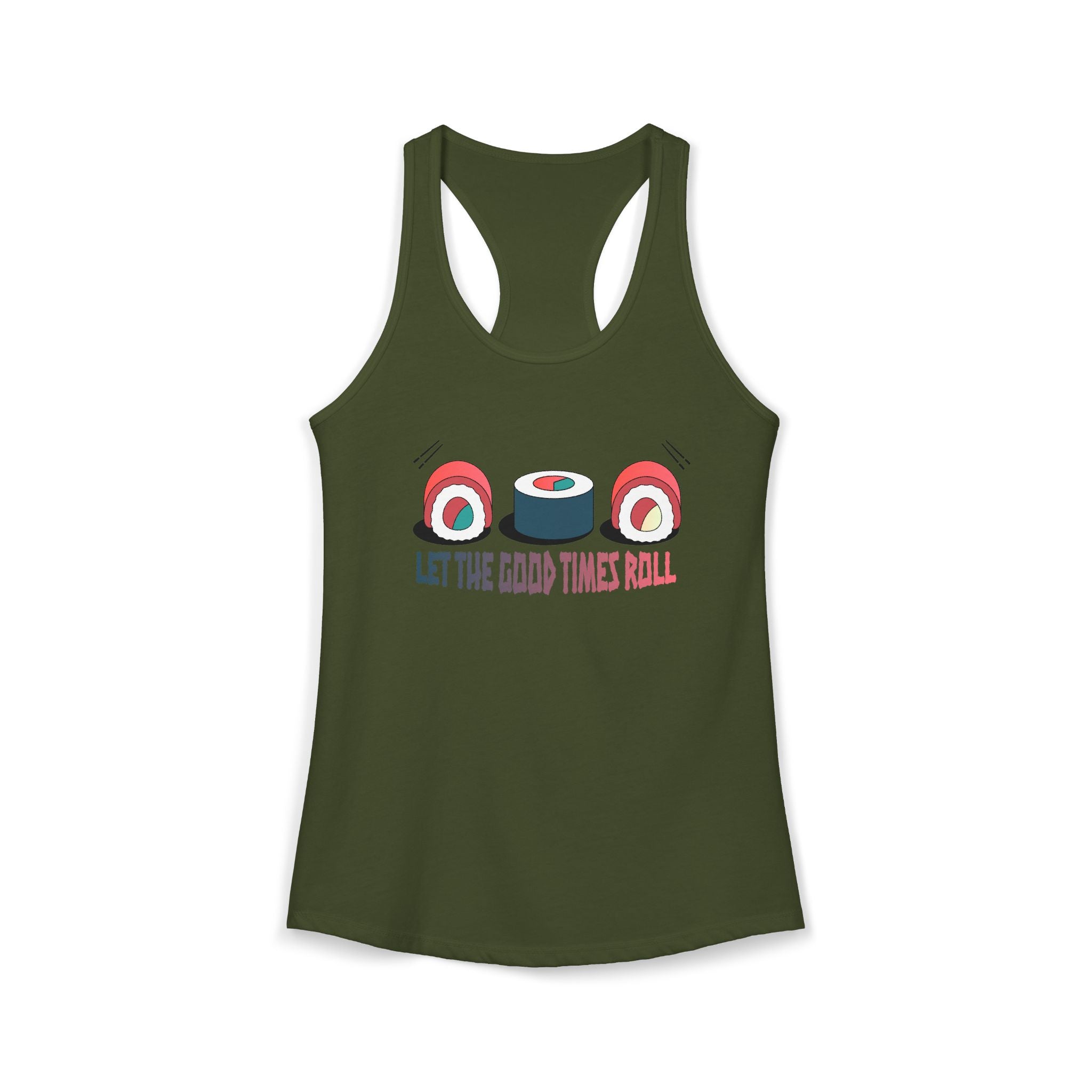 Let the Good Times Roll Sushi Tank Top