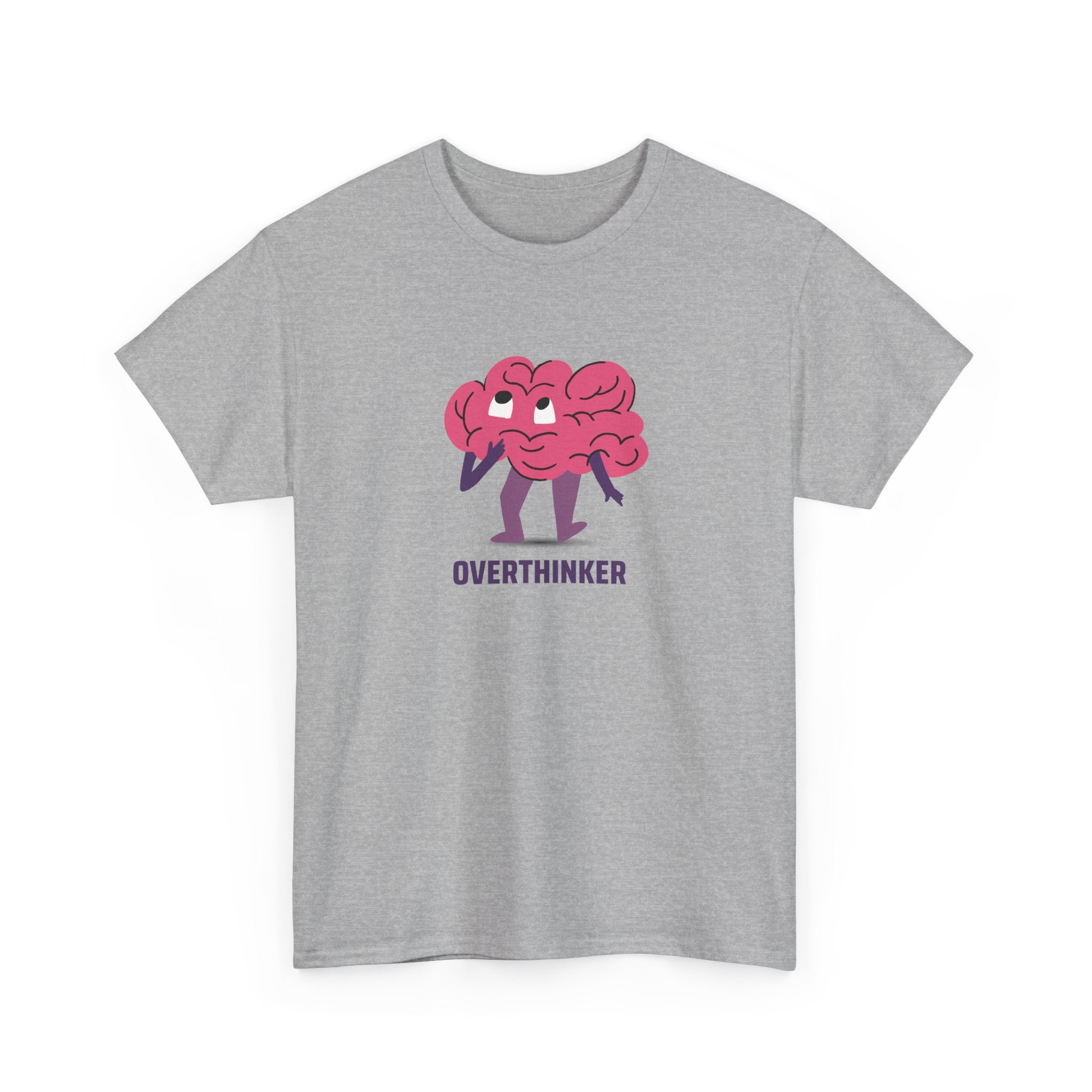 Overthinker Brain Cartoon Tee