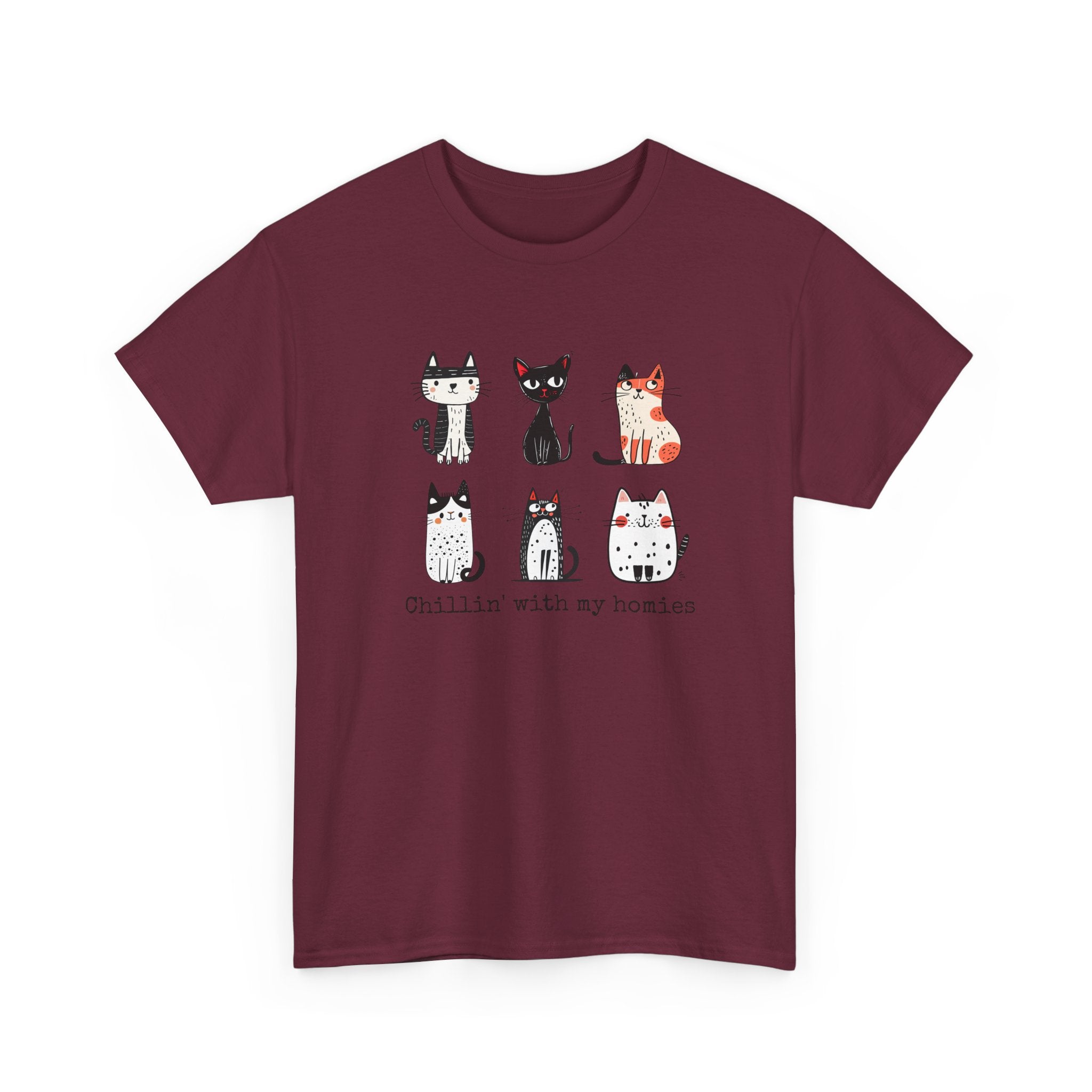 Chillin with My Homies Cats Tee