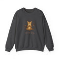 Meditating Cat Illustration Sweatshirt